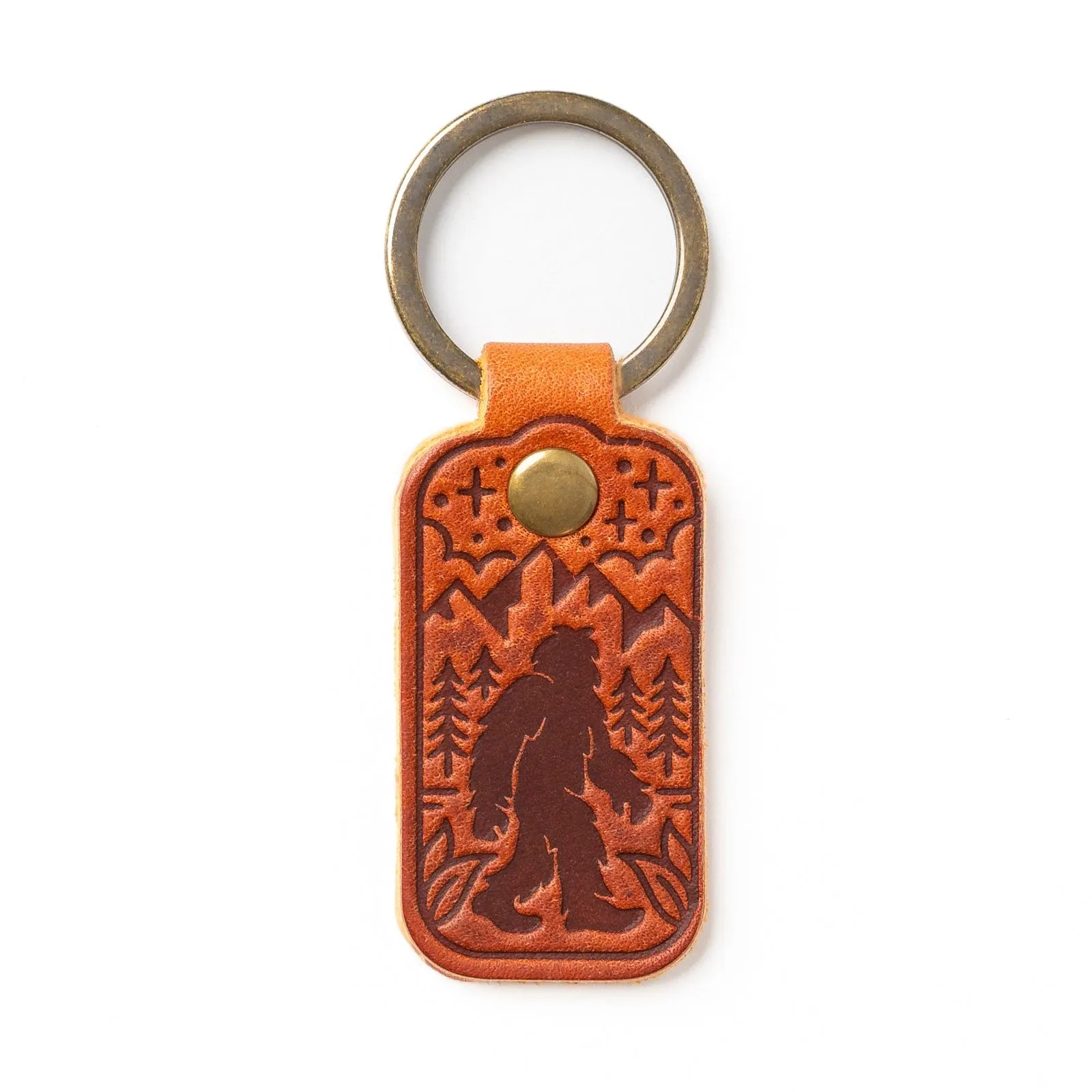 Leather Keyfob - Sasquatch