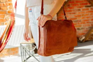 Leather Messenger Bag, Leather Shoulder Bag