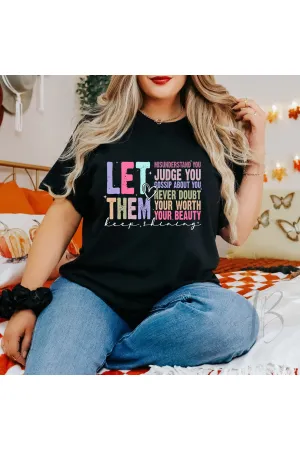 Let Them Comfort Colors T-Shirt
