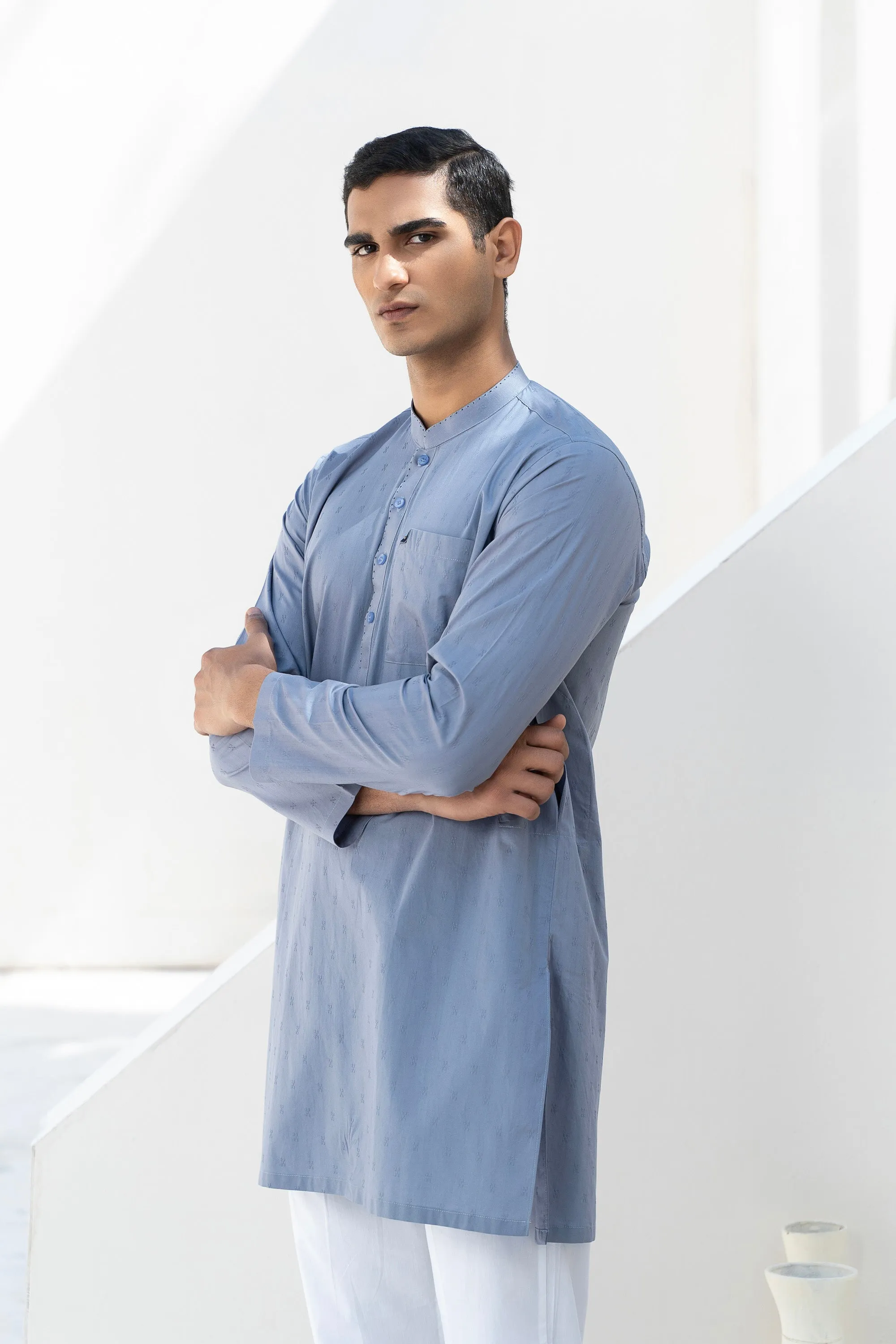 Light Blue Gents' Kurta