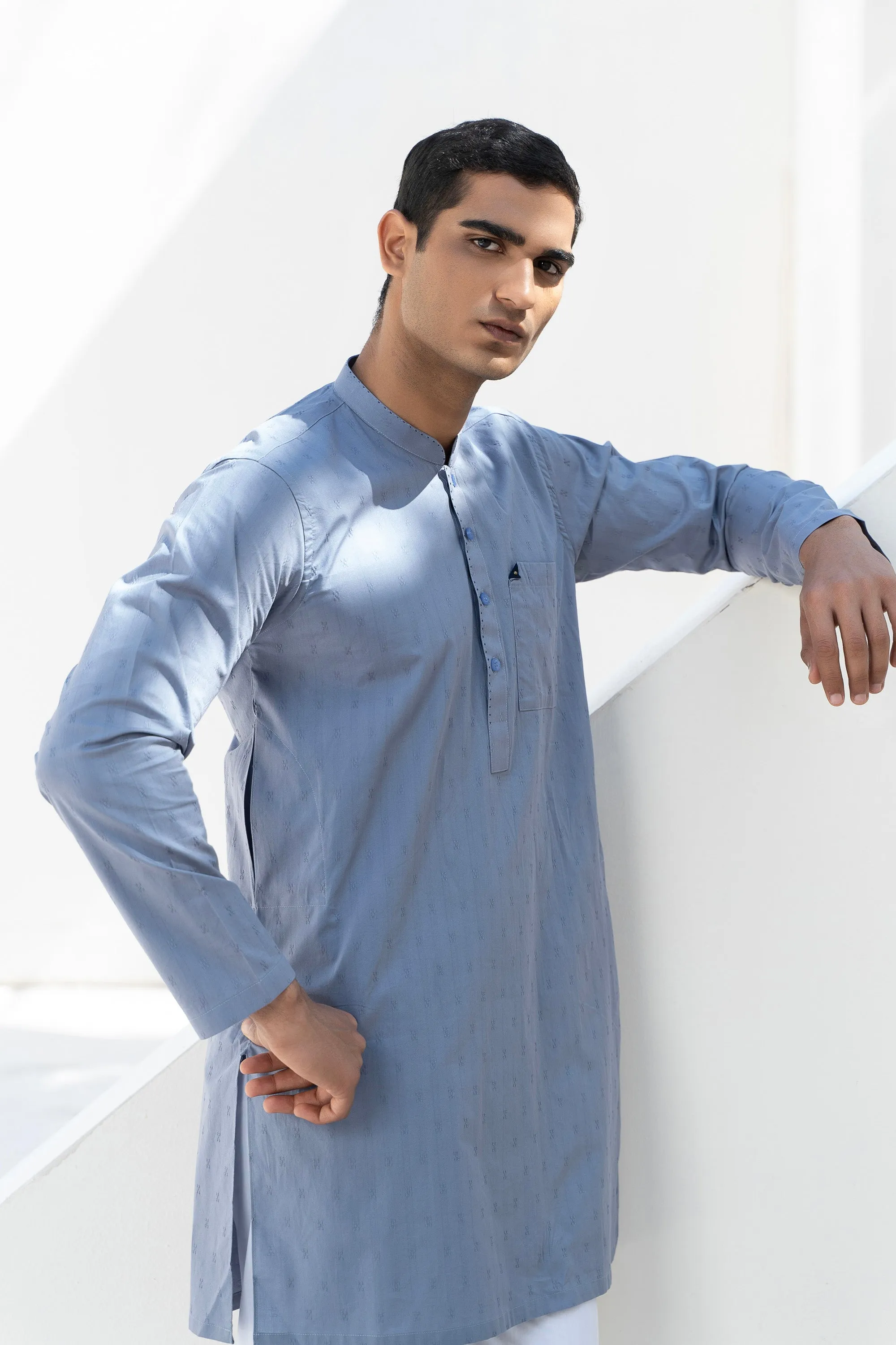 Light Blue Gents' Kurta