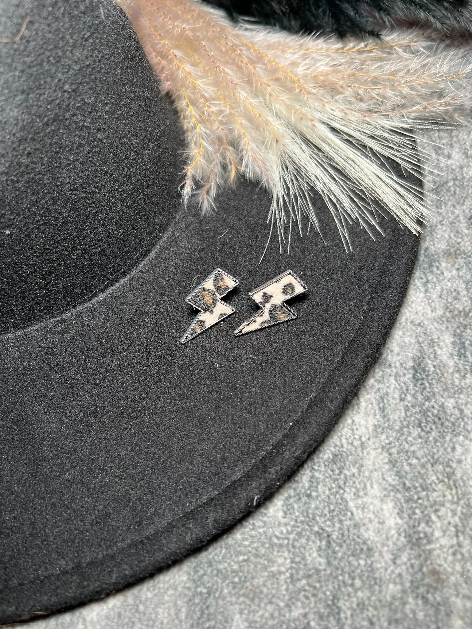 Lightning Bolt Metal Earring
