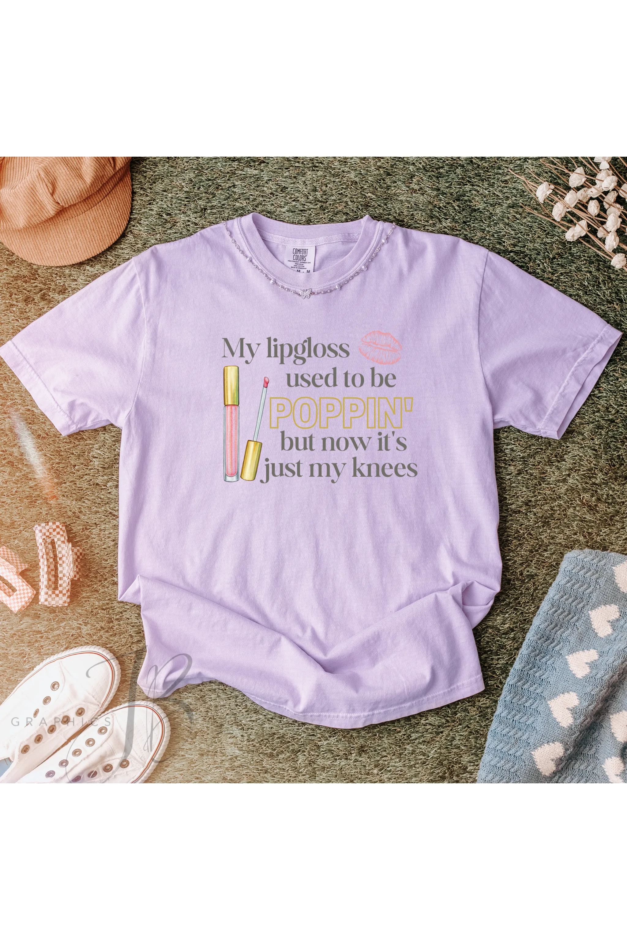 Lipgloss Poppin Comfort Colors T-Shirt
