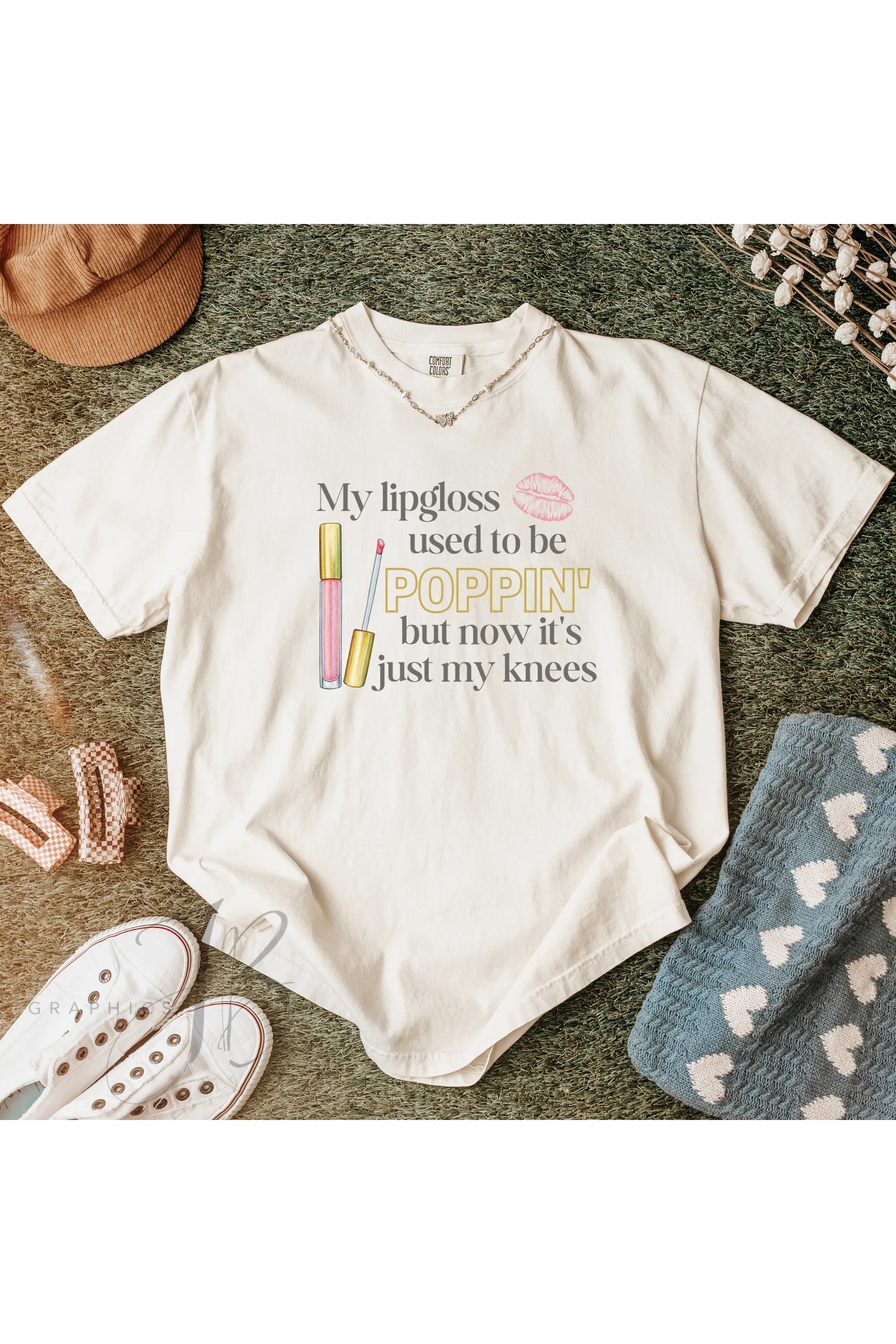 Lipgloss Poppin Comfort Colors T-Shirt