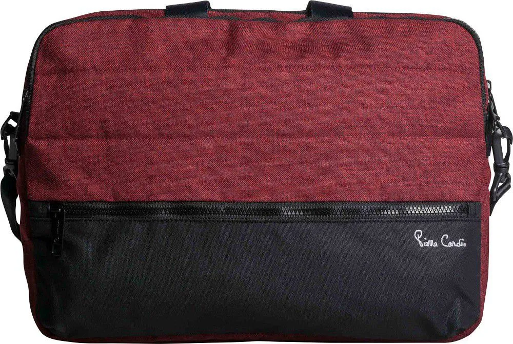 LLB00001REBL-00 - Pierre Cardin Nova Computer Slingbag - RED BLACK