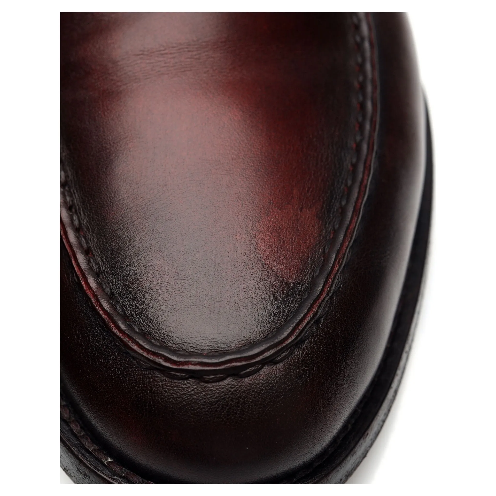 'Lorenzo' Oxblood Leather Loafers UK 9.5