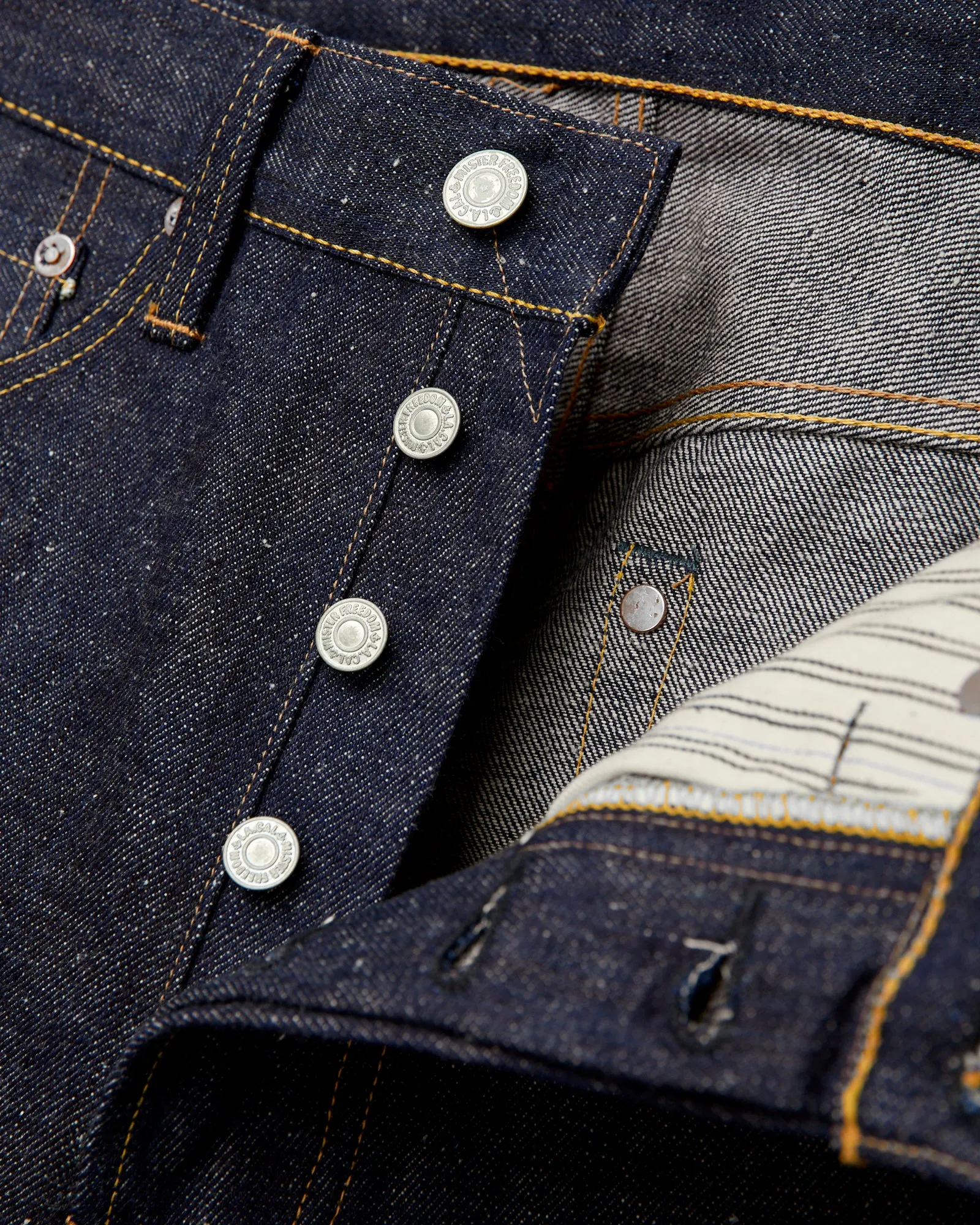 Lot 64 "Awa-Ai" 13oz Sugarcane Selvedge Denim - Classic Tapered Fit