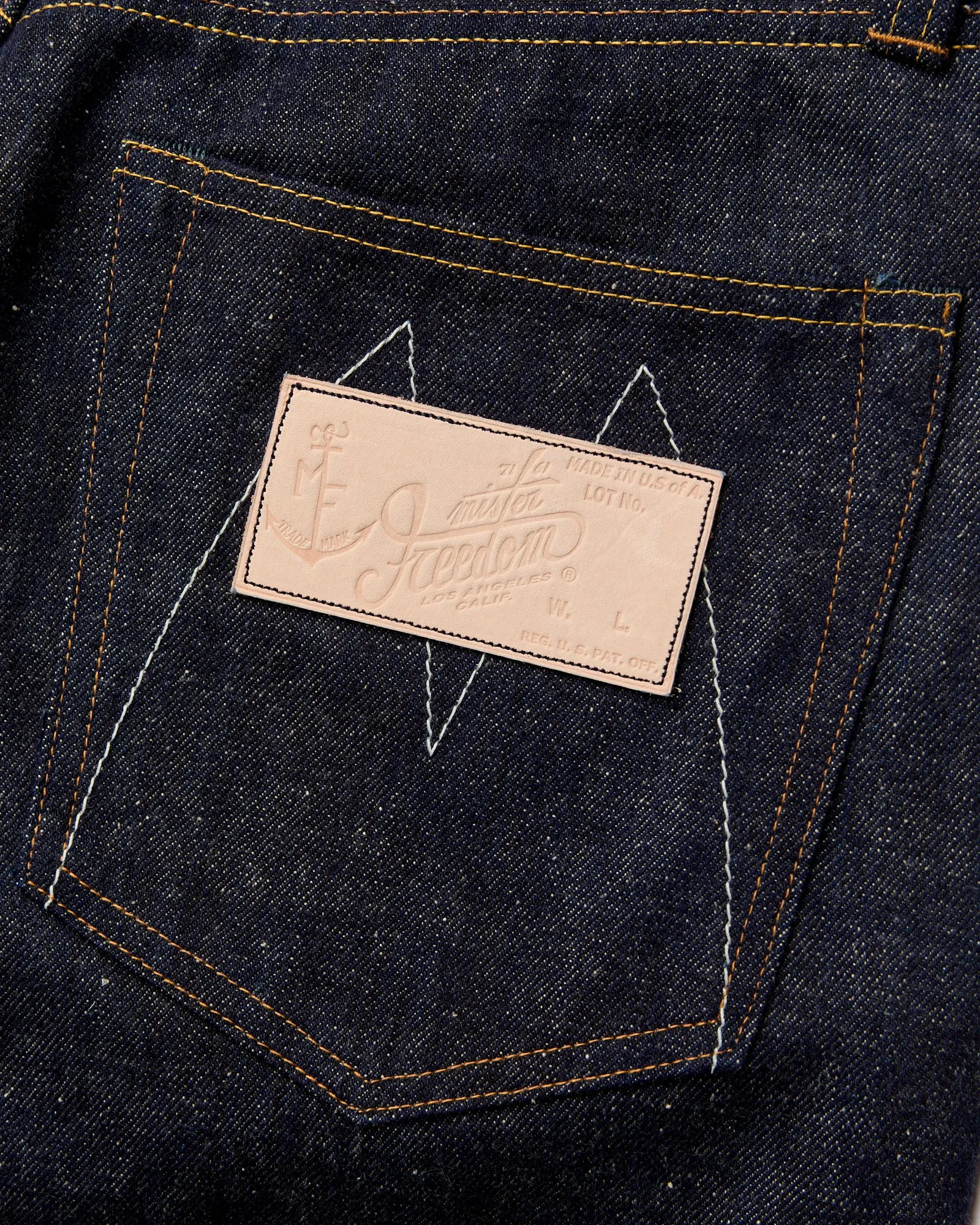 Lot 64 "Awa-Ai" 13oz Sugarcane Selvedge Denim - Classic Tapered Fit