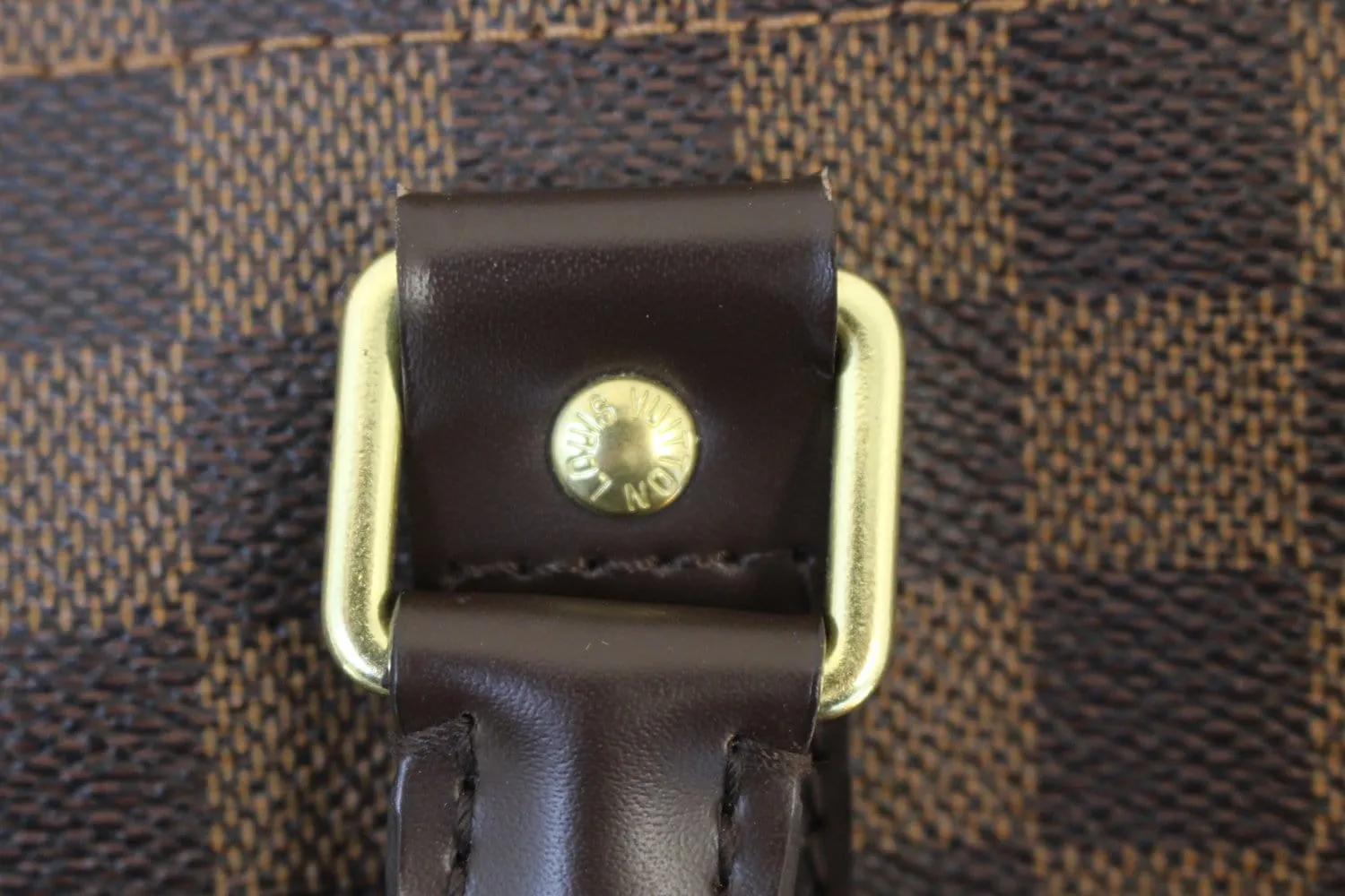LOUIS VUITTON Damier Ebene Keepall Bandouliere 55 Bag