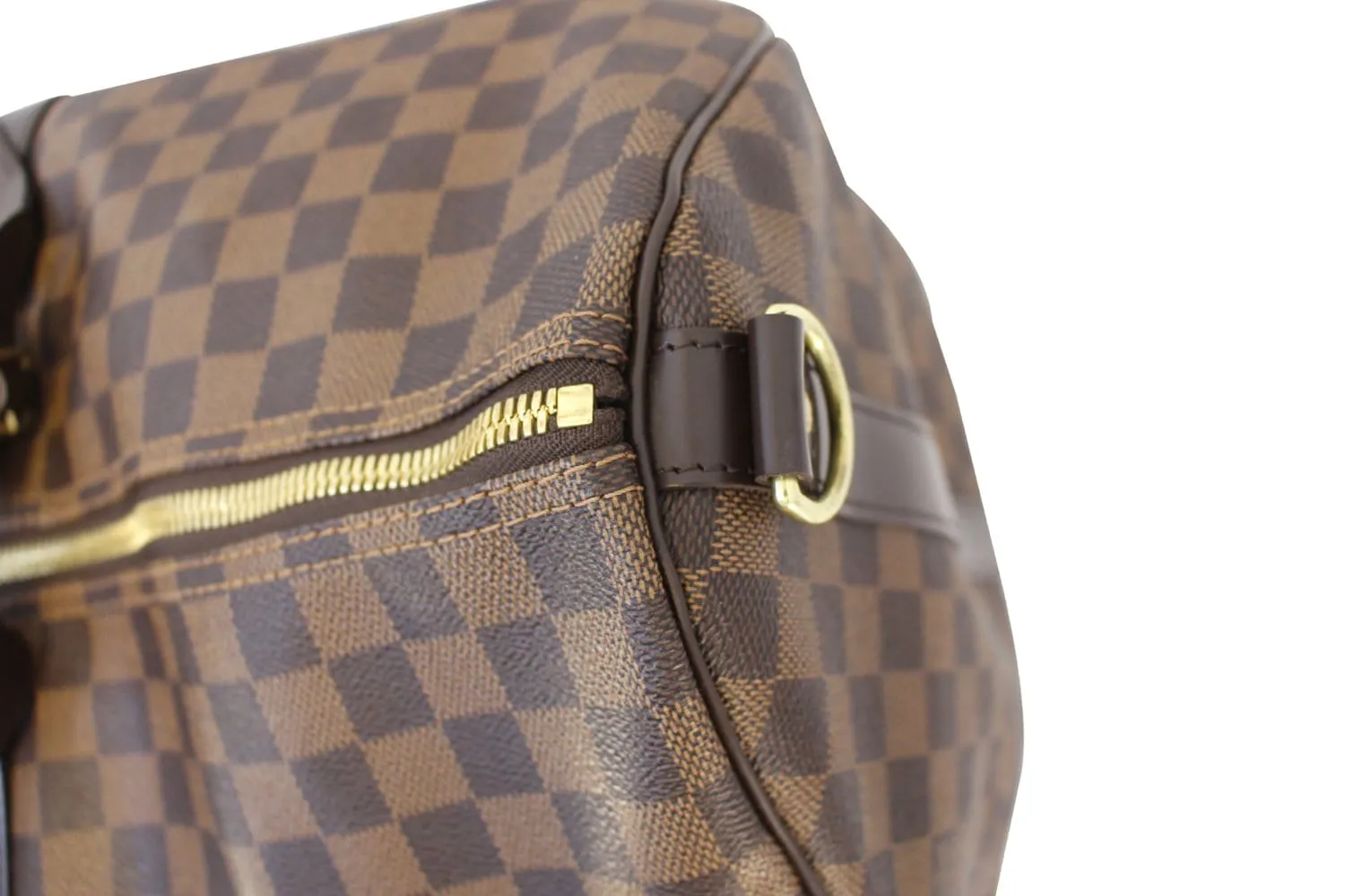 LOUIS VUITTON Damier Ebene Keepall Bandouliere 55 Bag
