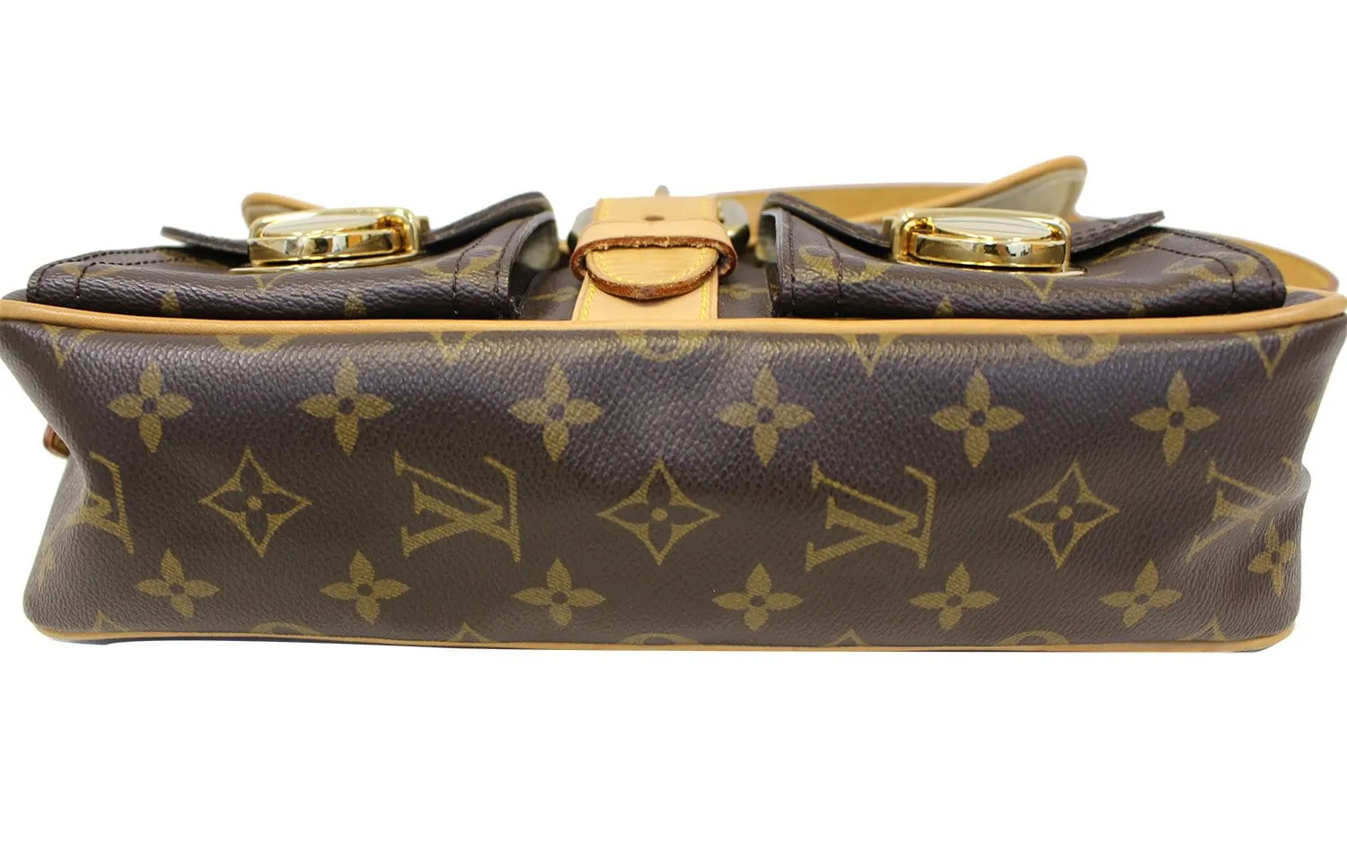 LOUIS VUITTON Monogram Canvas Hudson PM Shoulder Bag
