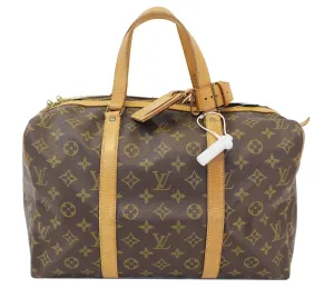 LOUIS VUITTON Monogram Sac Souple 35 Boston Bag Vintage