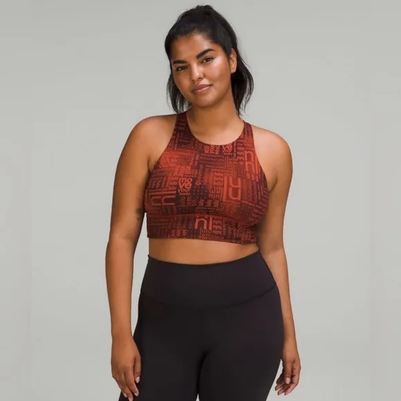 Lululemon High Neck Long Line Bra