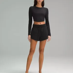 Lululemon Inner Glow High-Rise Short 2.5&quot;, black