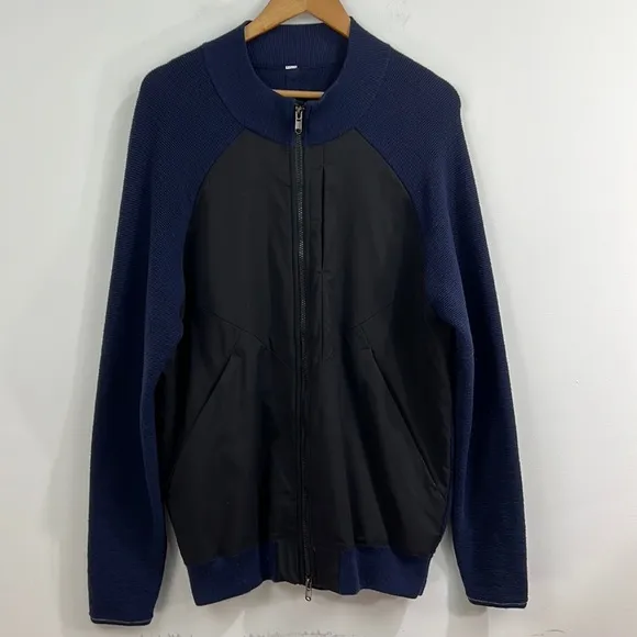 LULULEMON Navy Black Long Sleeve Jacket Coat Men’s Size Large
