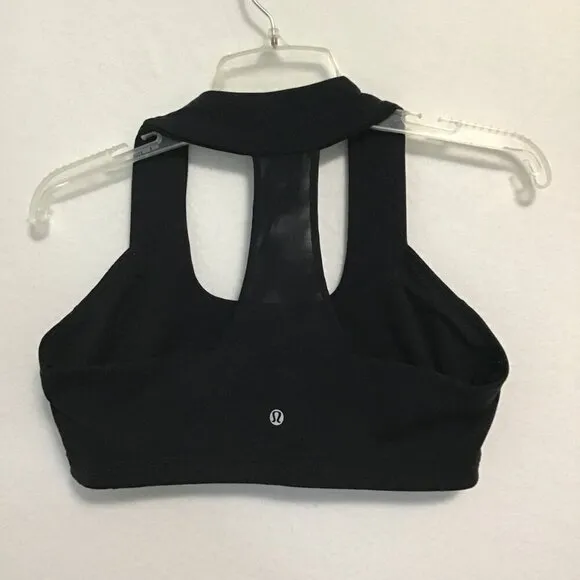 Lululemon Scoop Neck Sports Bra Black  Size 10