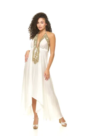 Luna Beaded Scarf Dress