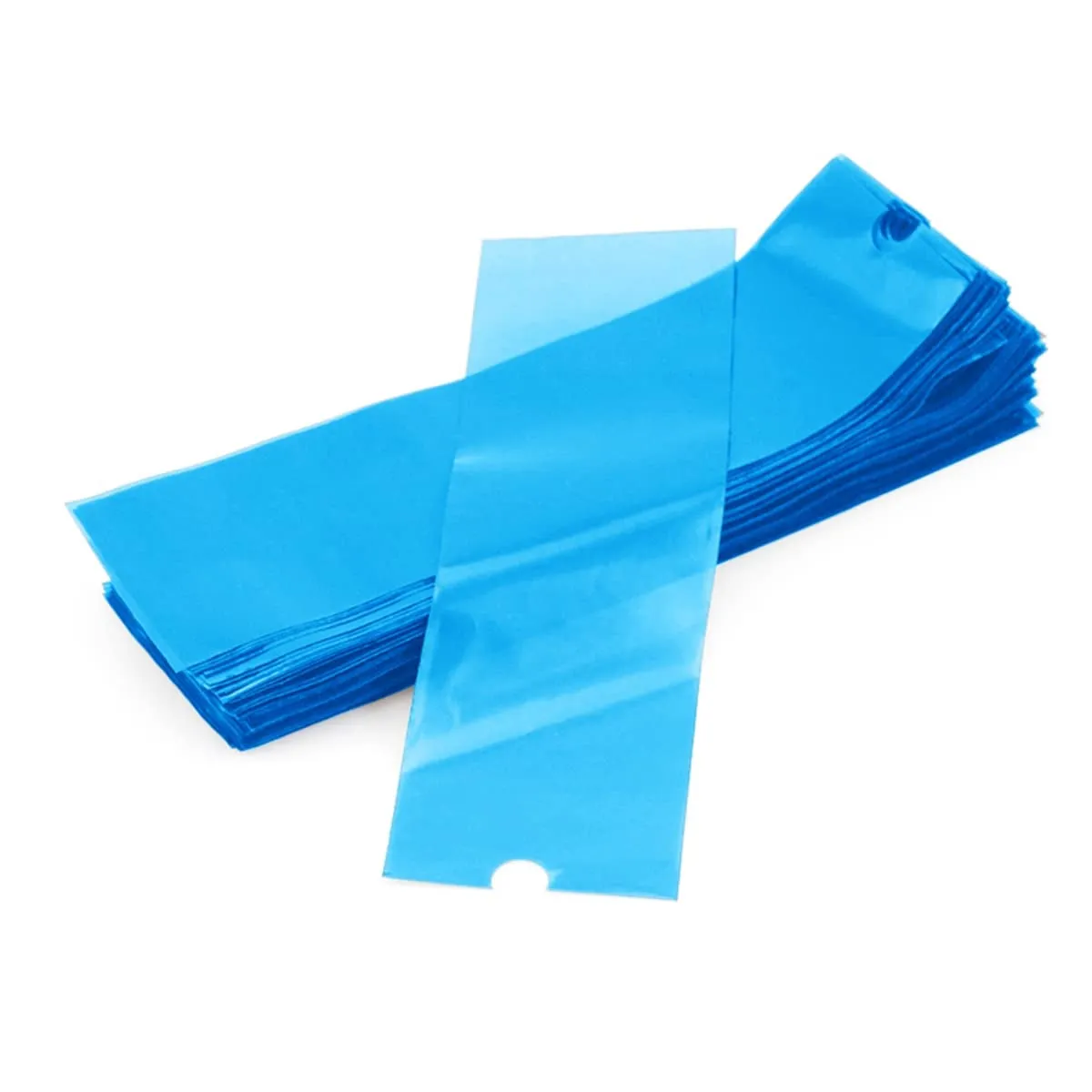 Machine Pen Covers, 200Pcs 1.8X4.7 Inch Size Disposable Machine Pen Bags Machine Pen Hand Grip Sleeves (Blue)