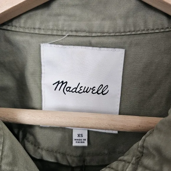 MADEWELL Fleet Jacket Green Size XS