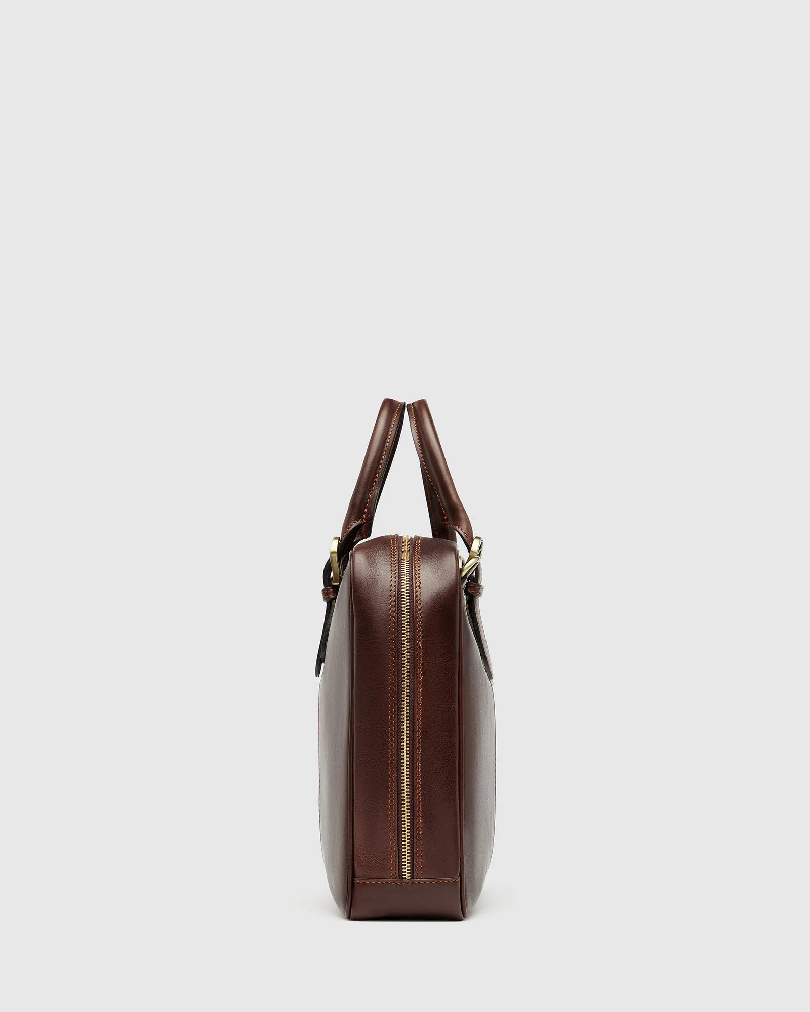 Madrid Matt Chocolate - 15" Laptop Premium Leather Briefcase