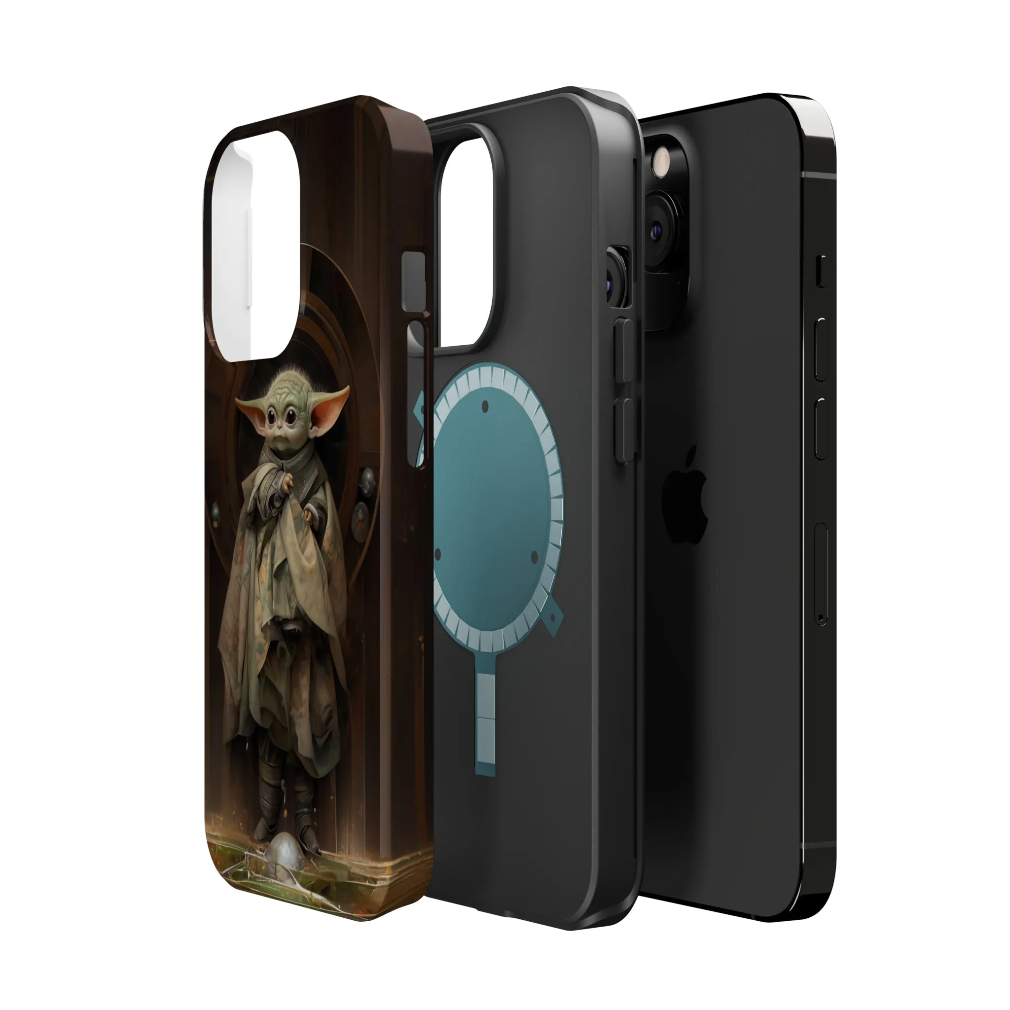 MagSafe Tough iPhone Case - Baby Yoda Grogu Renaissance Painting