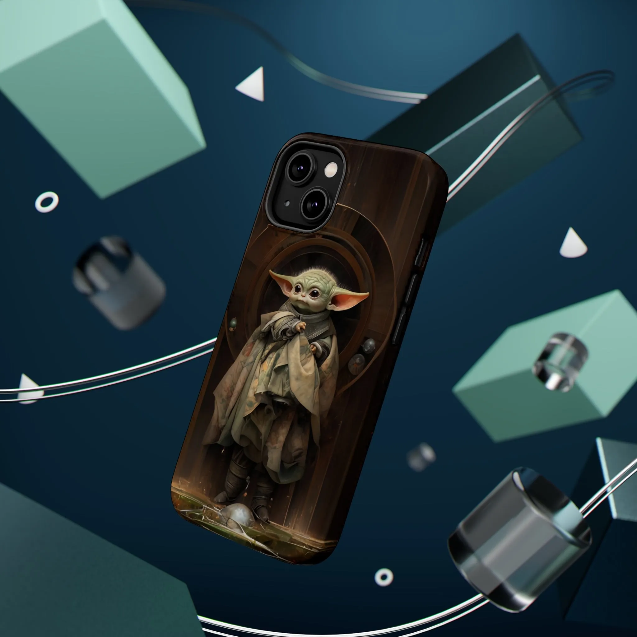 MagSafe Tough iPhone Case - Baby Yoda Grogu Renaissance Painting
