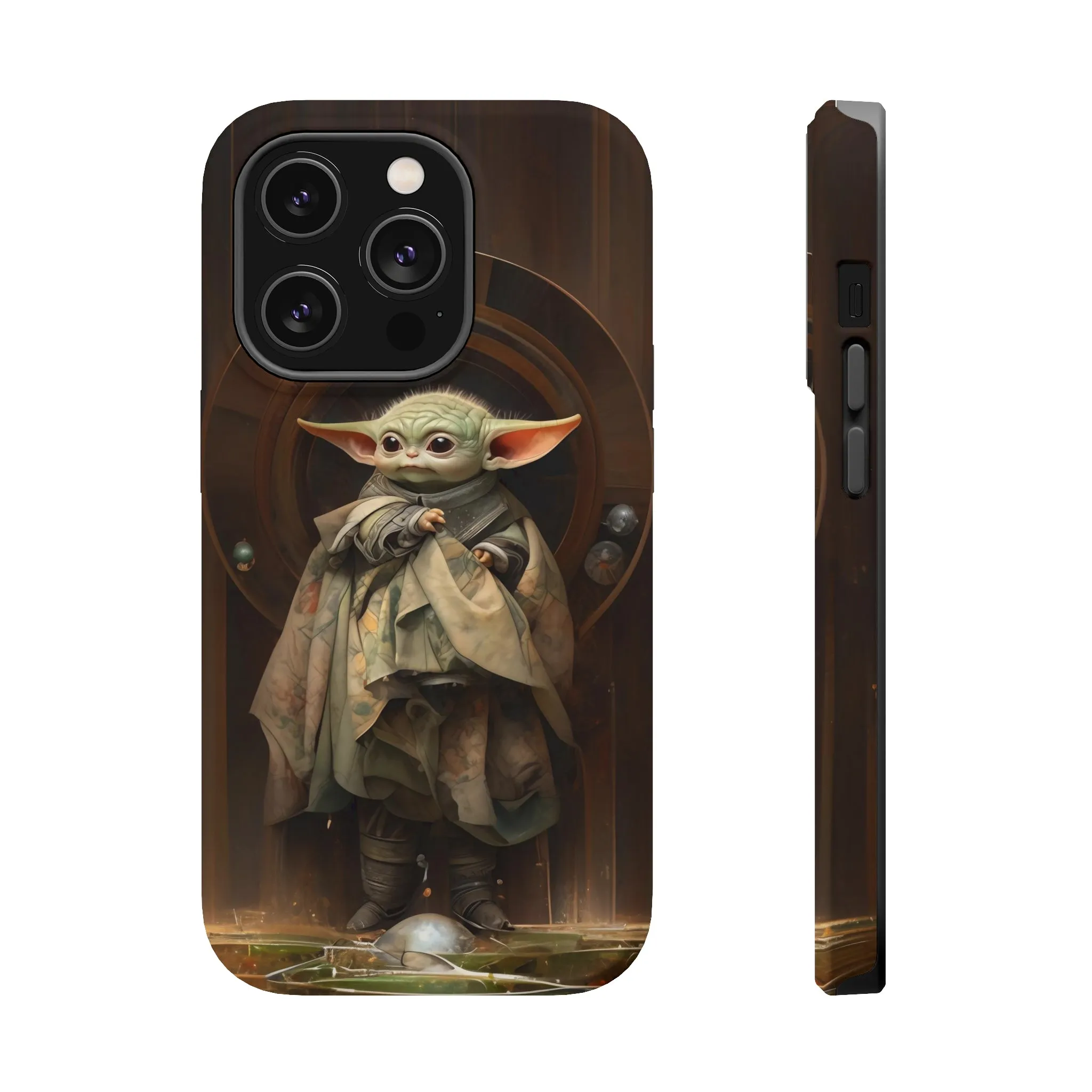 MagSafe Tough iPhone Case - Baby Yoda Grogu Renaissance Painting
