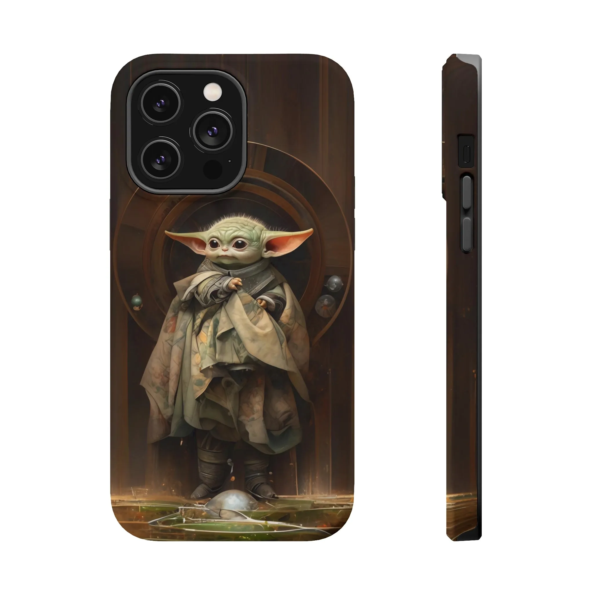 MagSafe Tough iPhone Case - Baby Yoda Grogu Renaissance Painting