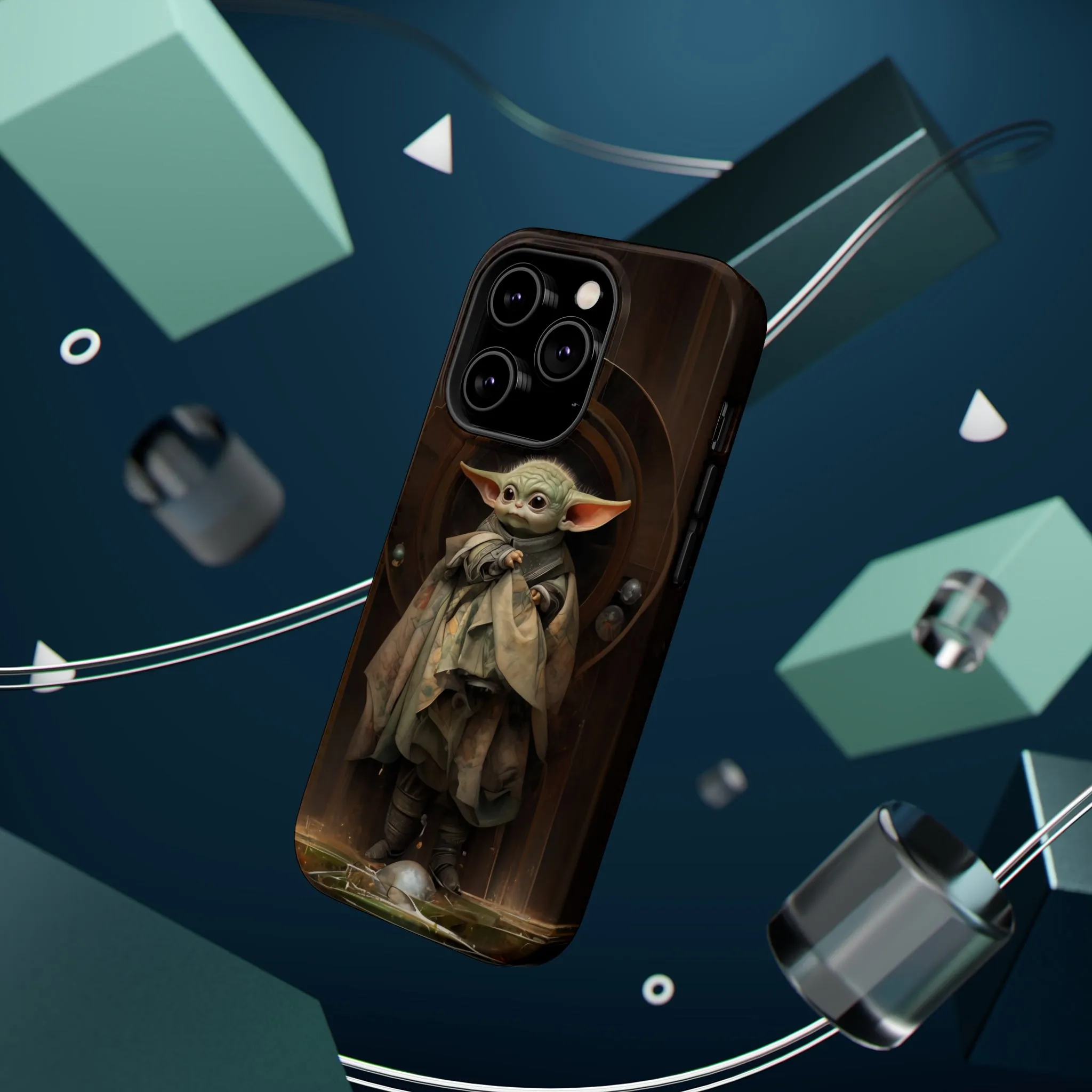 MagSafe Tough iPhone Case - Baby Yoda Grogu Renaissance Painting