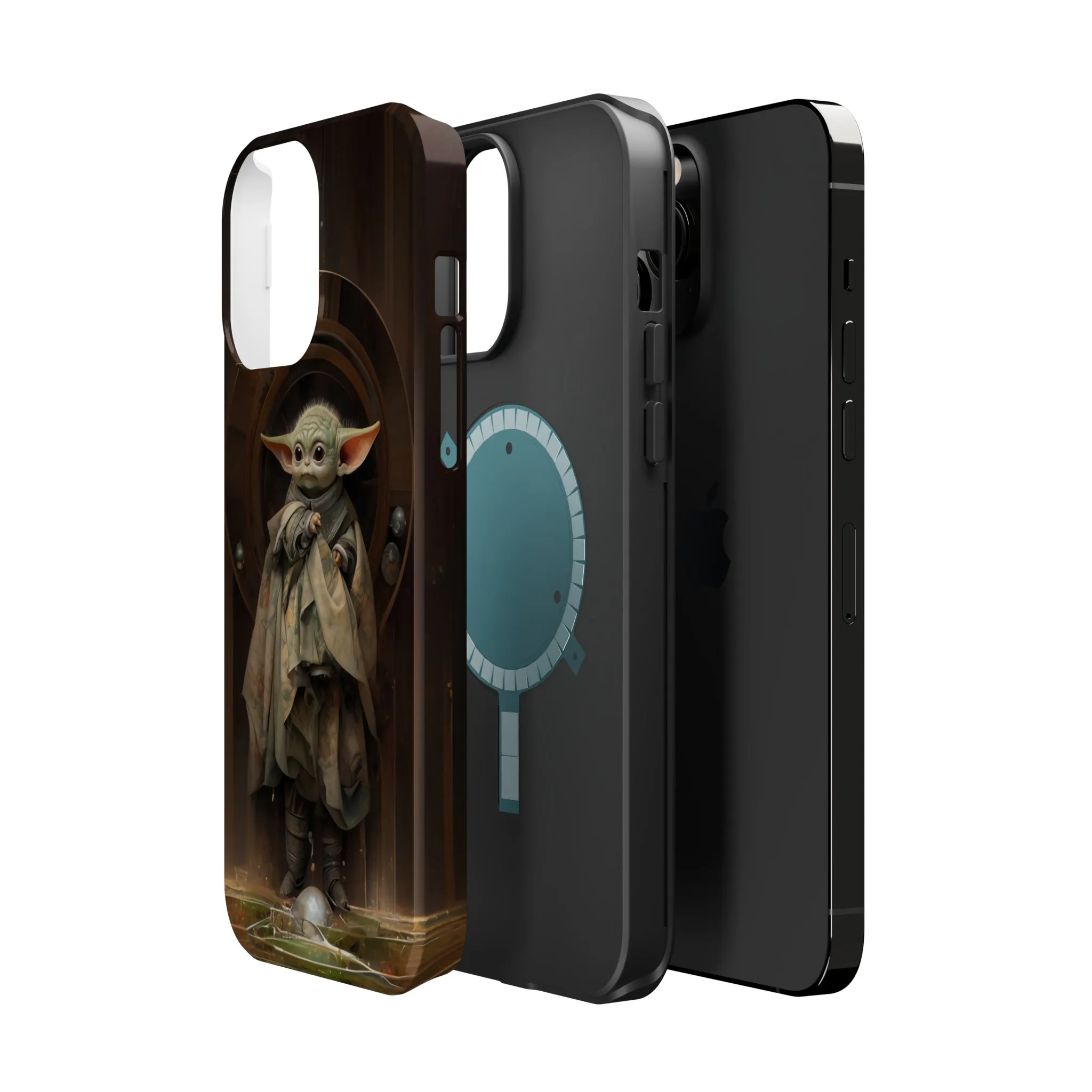 MagSafe Tough iPhone Case - Baby Yoda Grogu Renaissance Painting