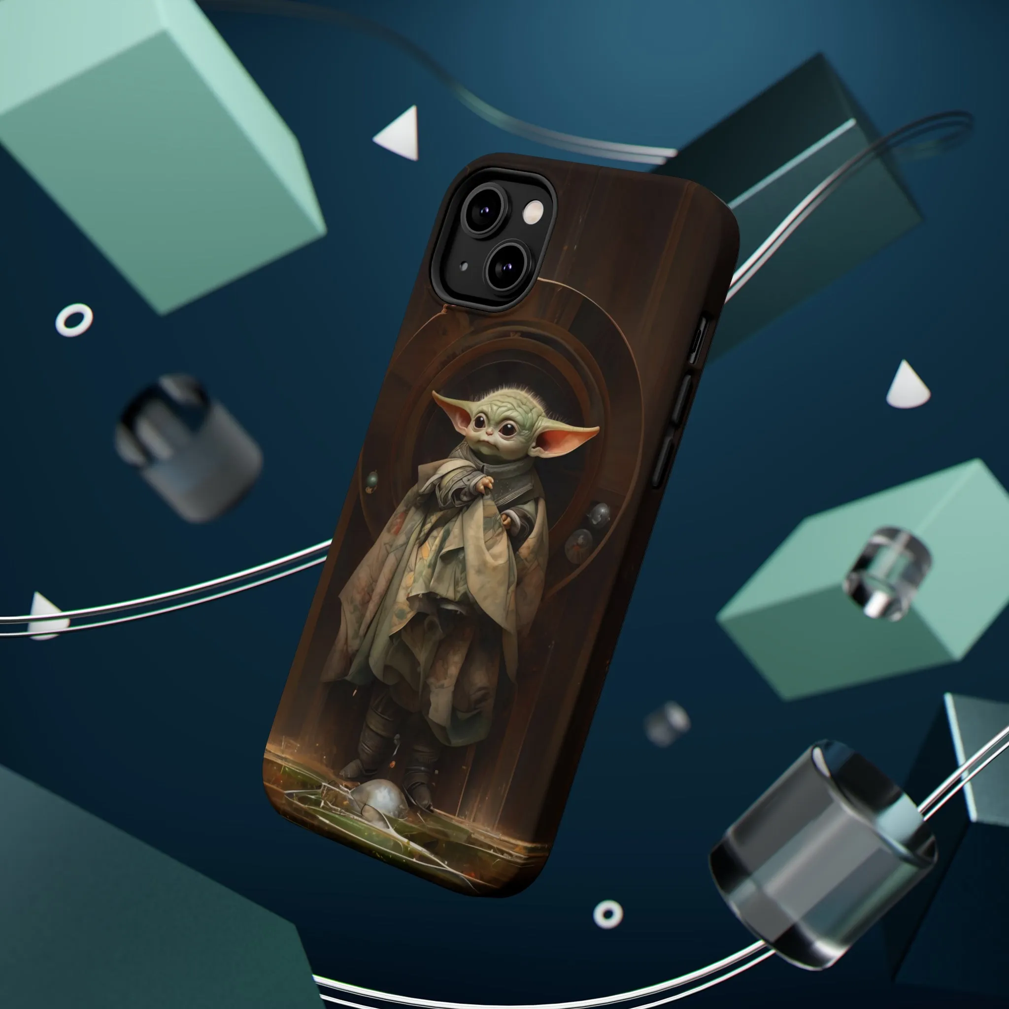 MagSafe Tough iPhone Case - Baby Yoda Grogu Renaissance Painting