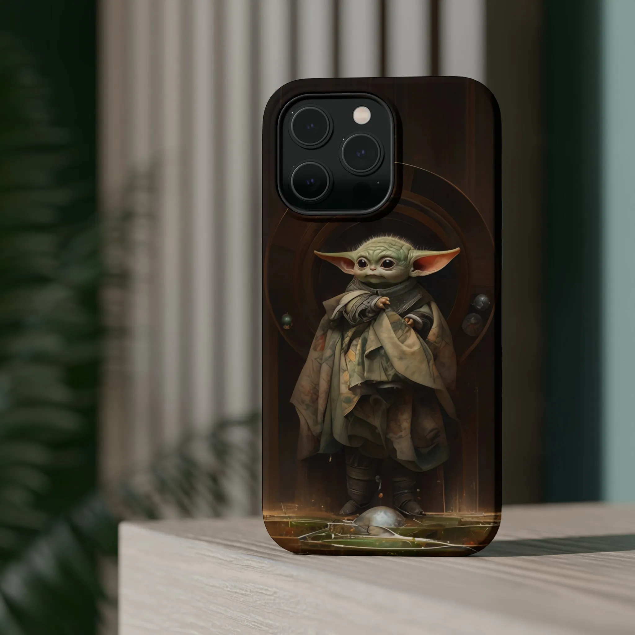 MagSafe Tough iPhone Case - Baby Yoda Grogu Renaissance Painting