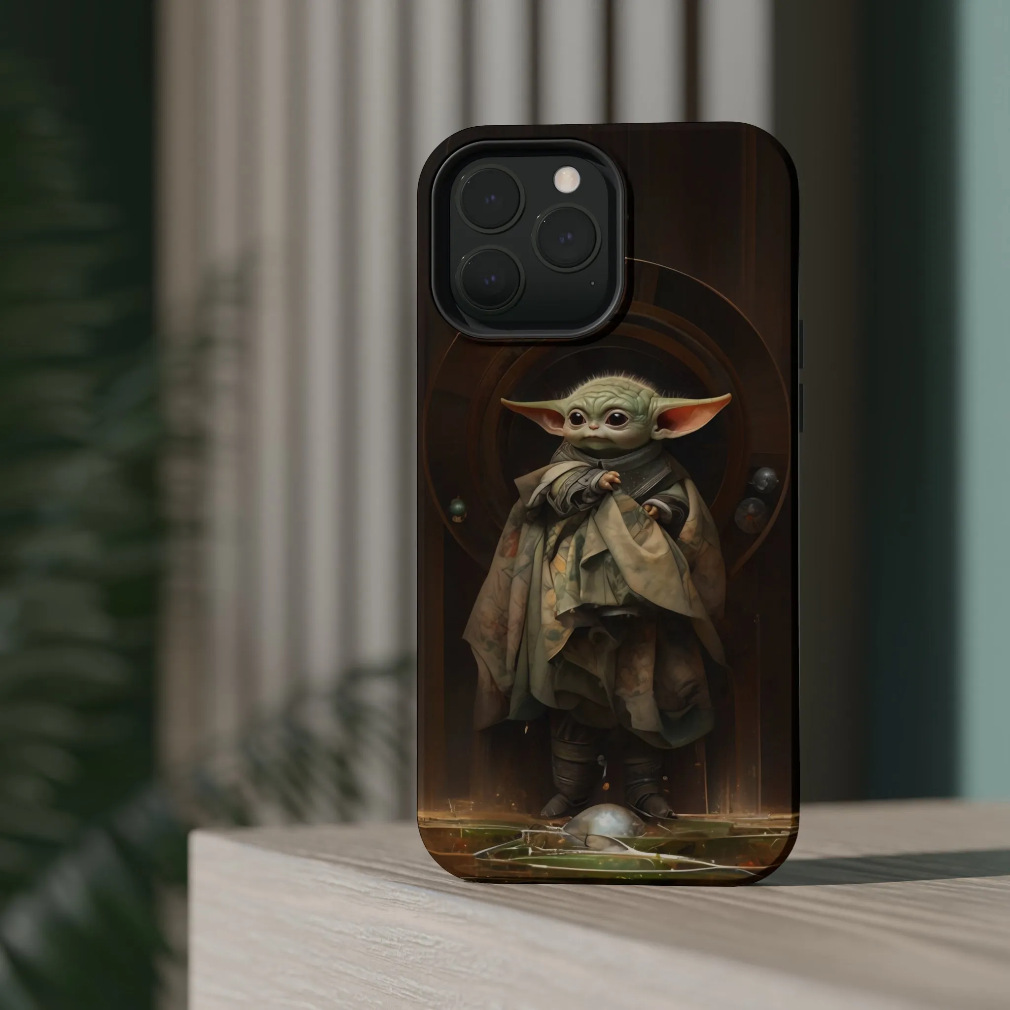 MagSafe Tough iPhone Case - Baby Yoda Grogu Renaissance Painting