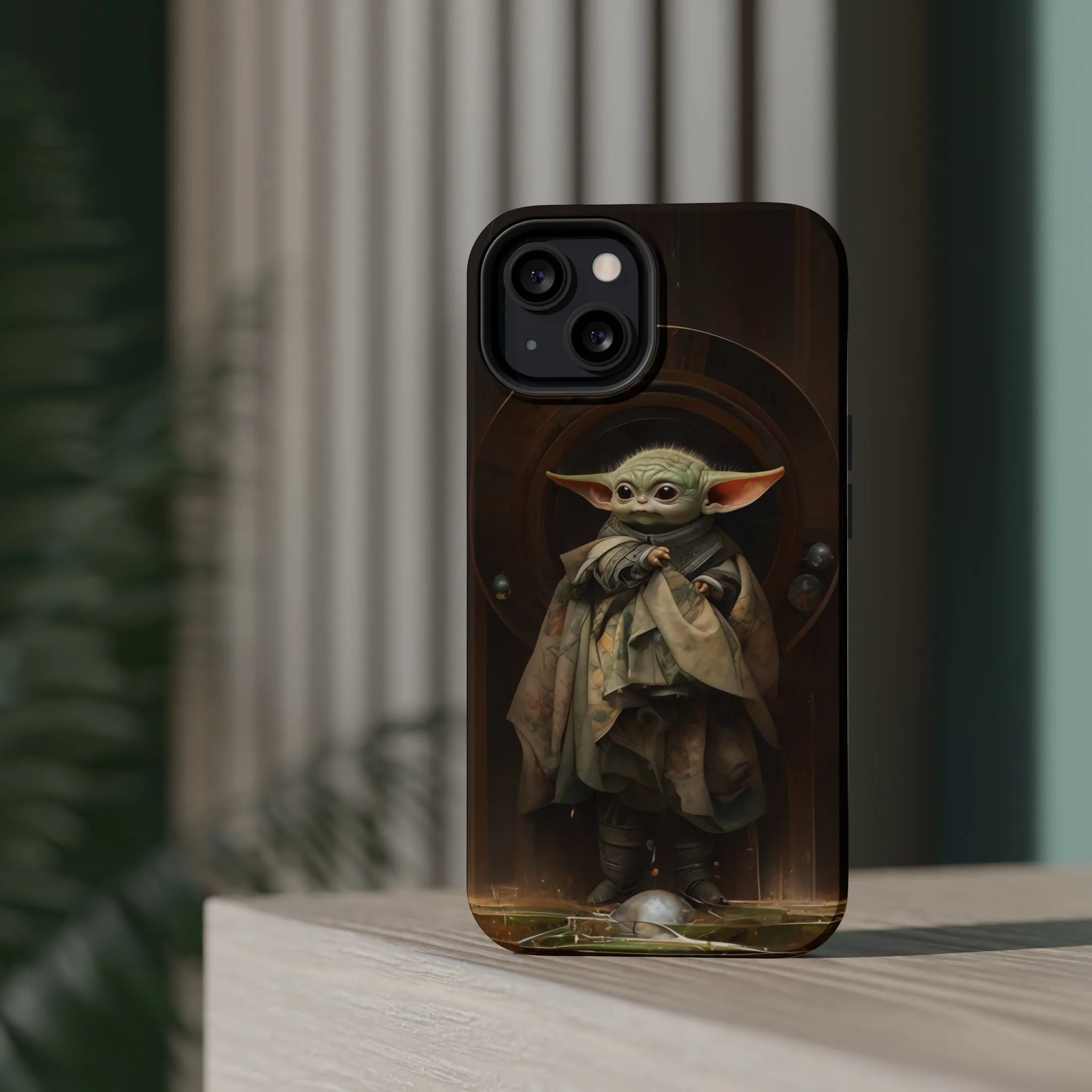 MagSafe Tough iPhone Case - Baby Yoda Grogu Renaissance Painting