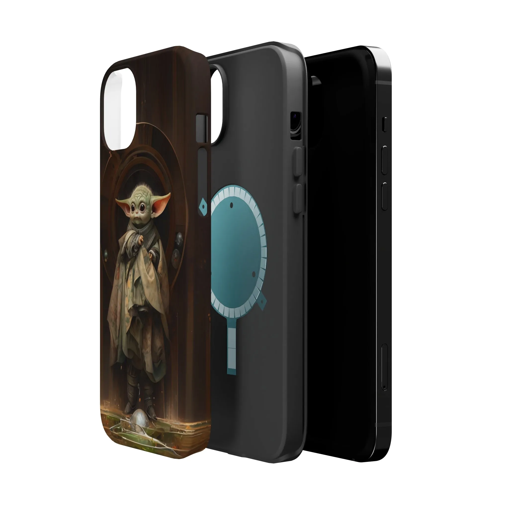 MagSafe Tough iPhone Case - Baby Yoda Grogu Renaissance Painting