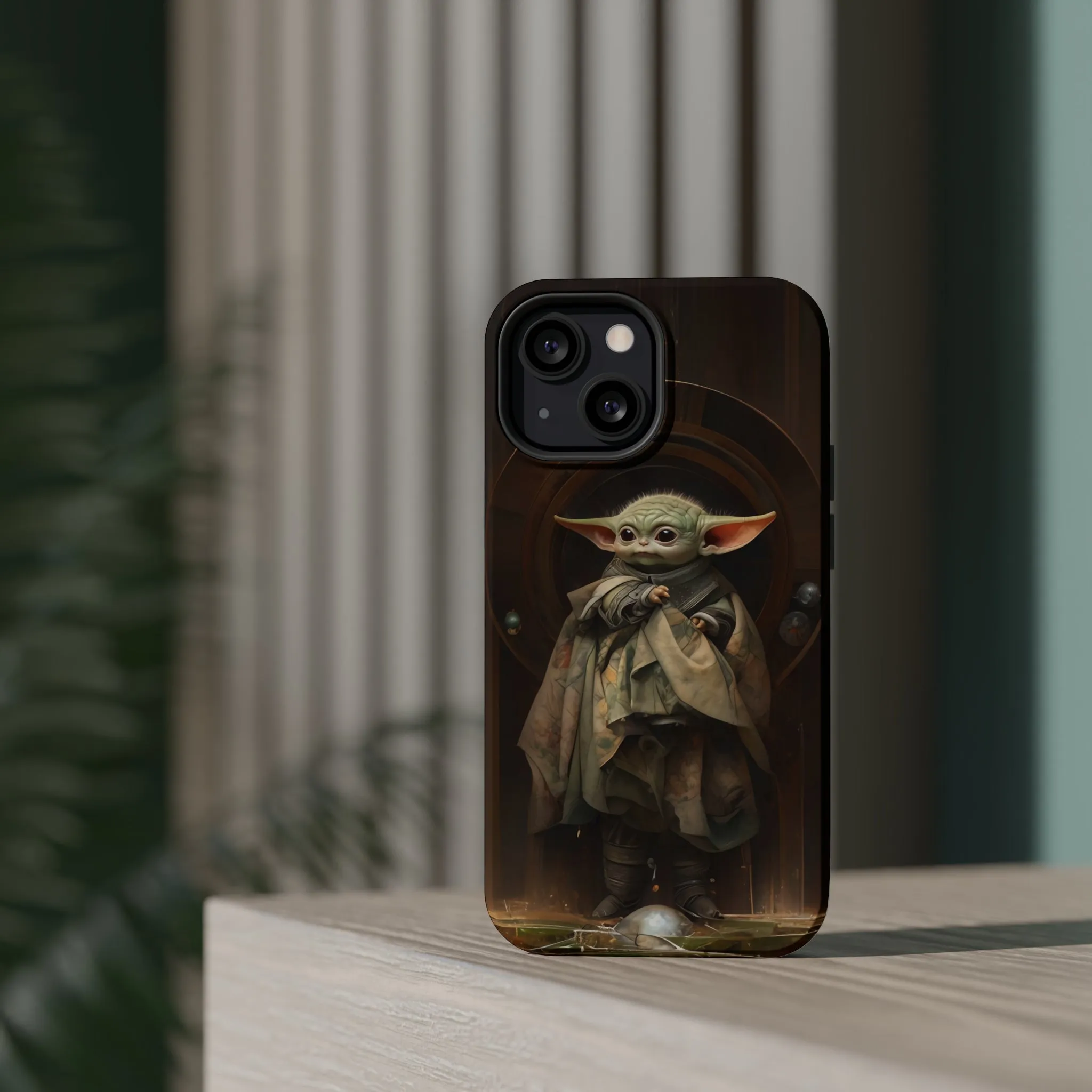 MagSafe Tough iPhone Case - Baby Yoda Grogu Renaissance Painting