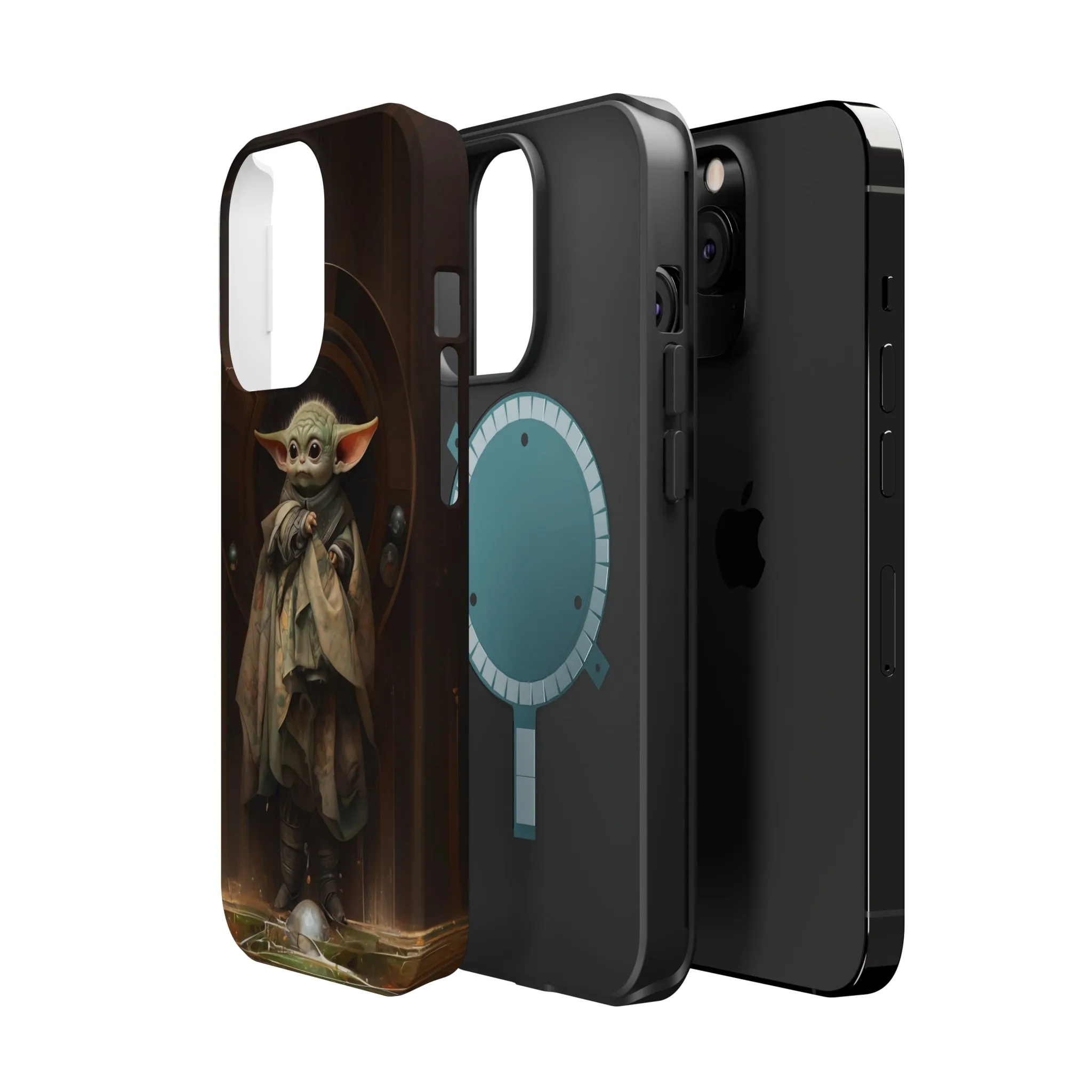 MagSafe Tough iPhone Case - Baby Yoda Grogu Renaissance Painting