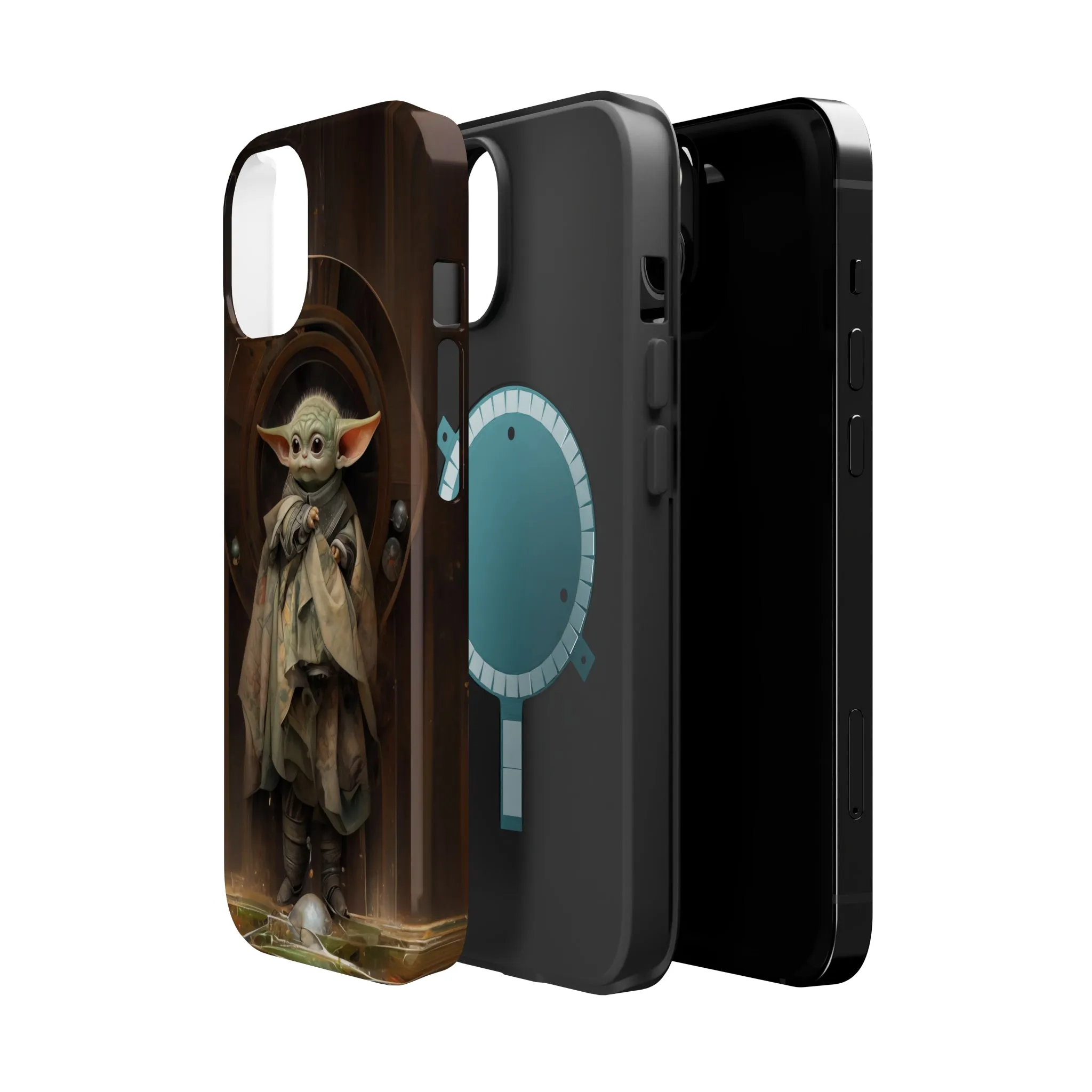 MagSafe Tough iPhone Case - Baby Yoda Grogu Renaissance Painting