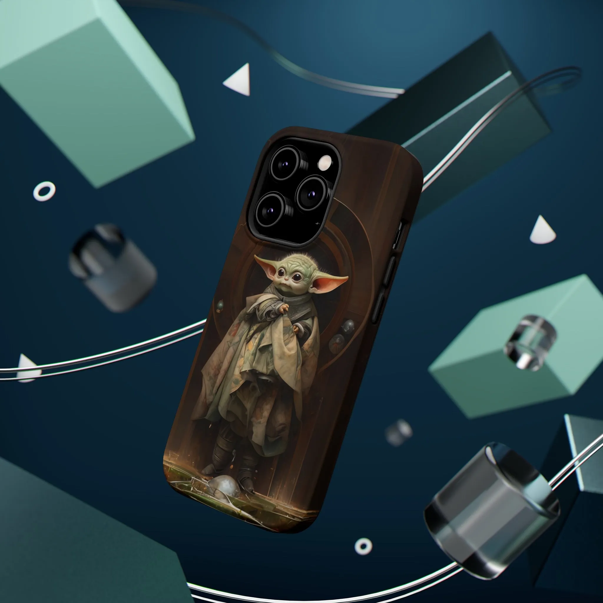 MagSafe Tough iPhone Case - Baby Yoda Grogu Renaissance Painting