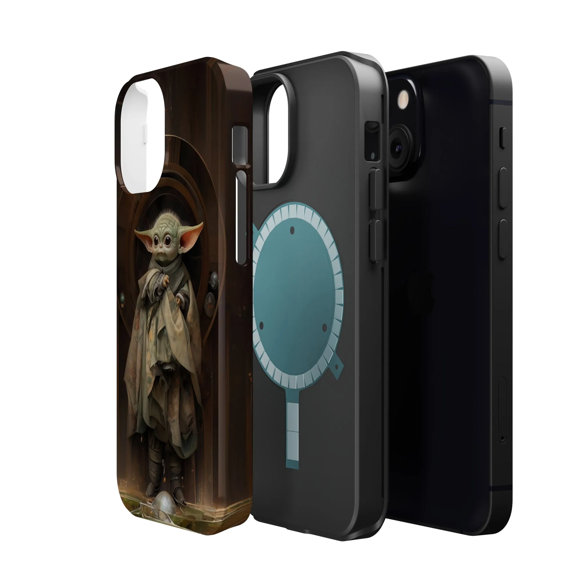 MagSafe Tough iPhone Case - Baby Yoda Grogu Renaissance Painting