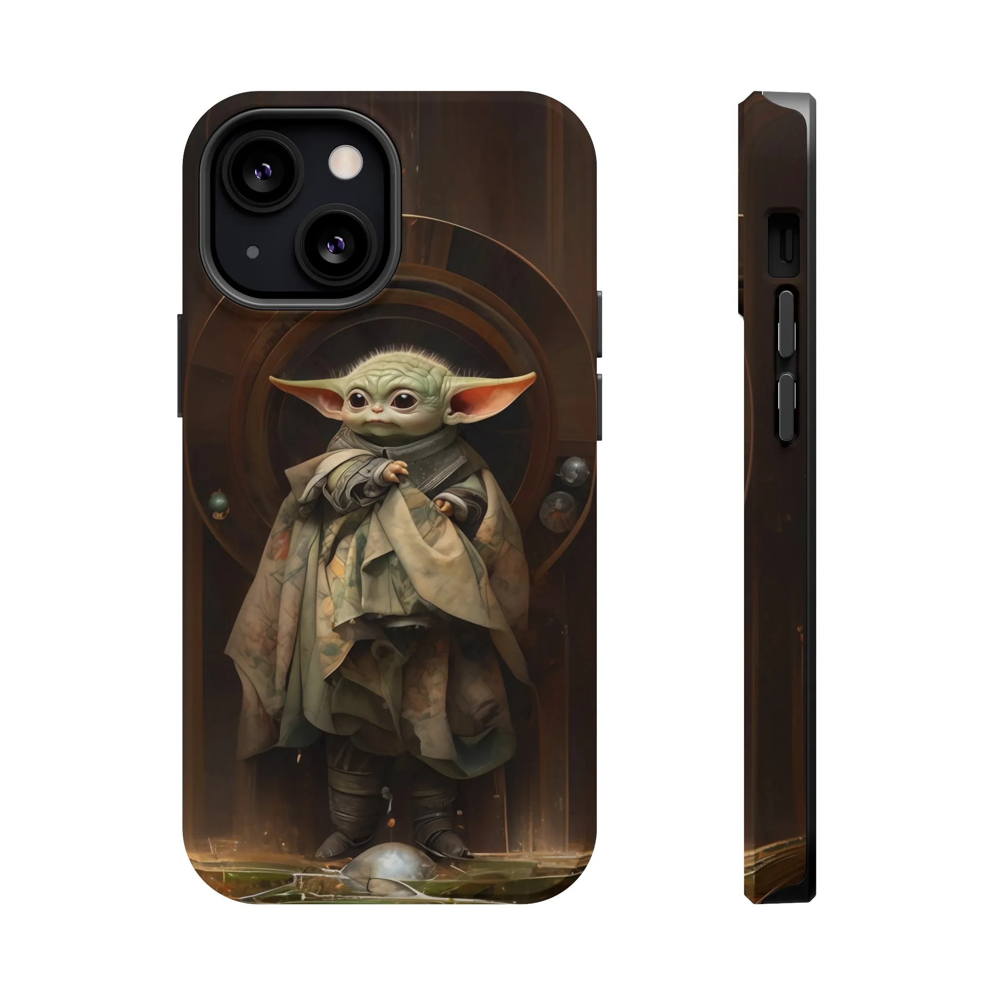 MagSafe Tough iPhone Case - Baby Yoda Grogu Renaissance Painting