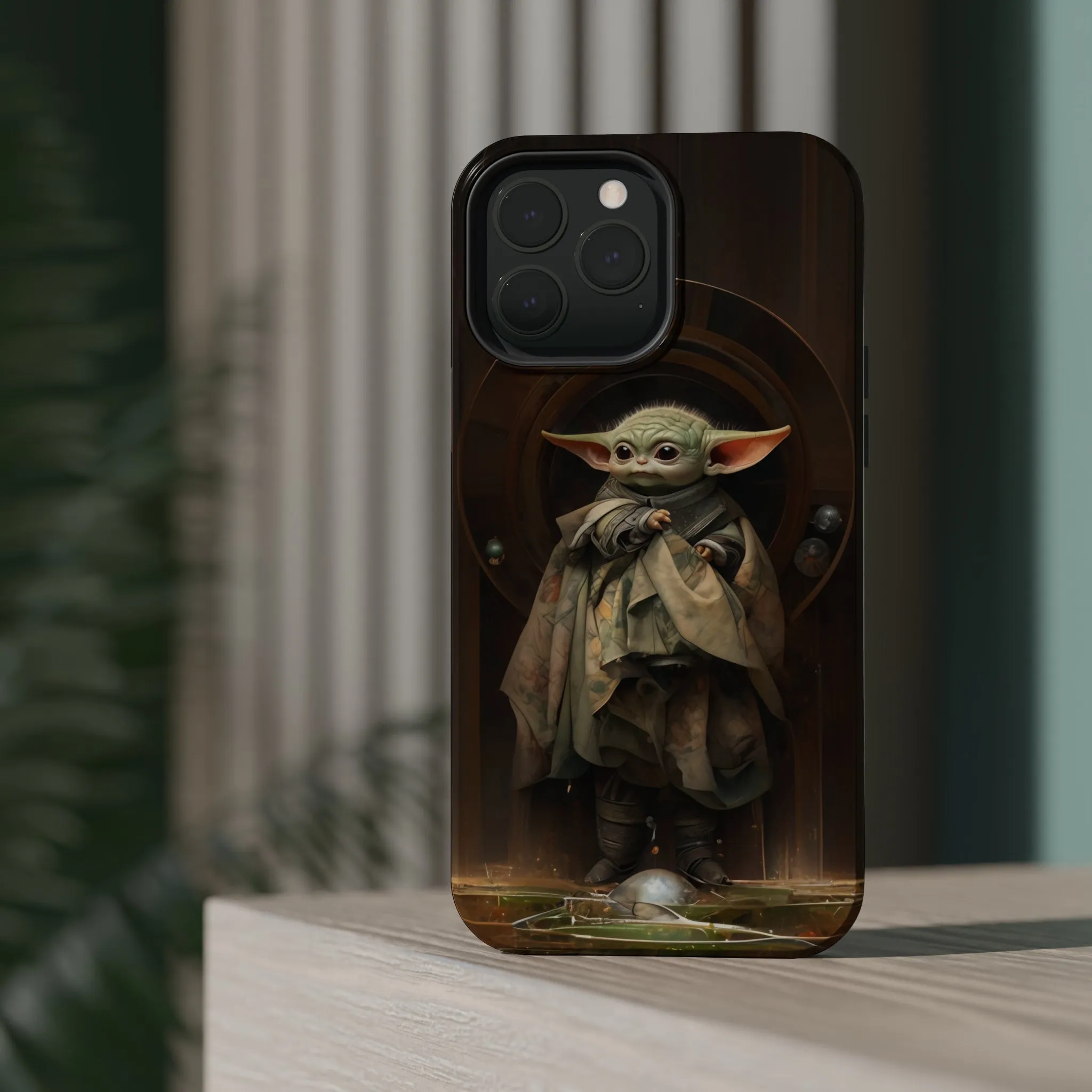 MagSafe Tough iPhone Case - Baby Yoda Grogu Renaissance Painting