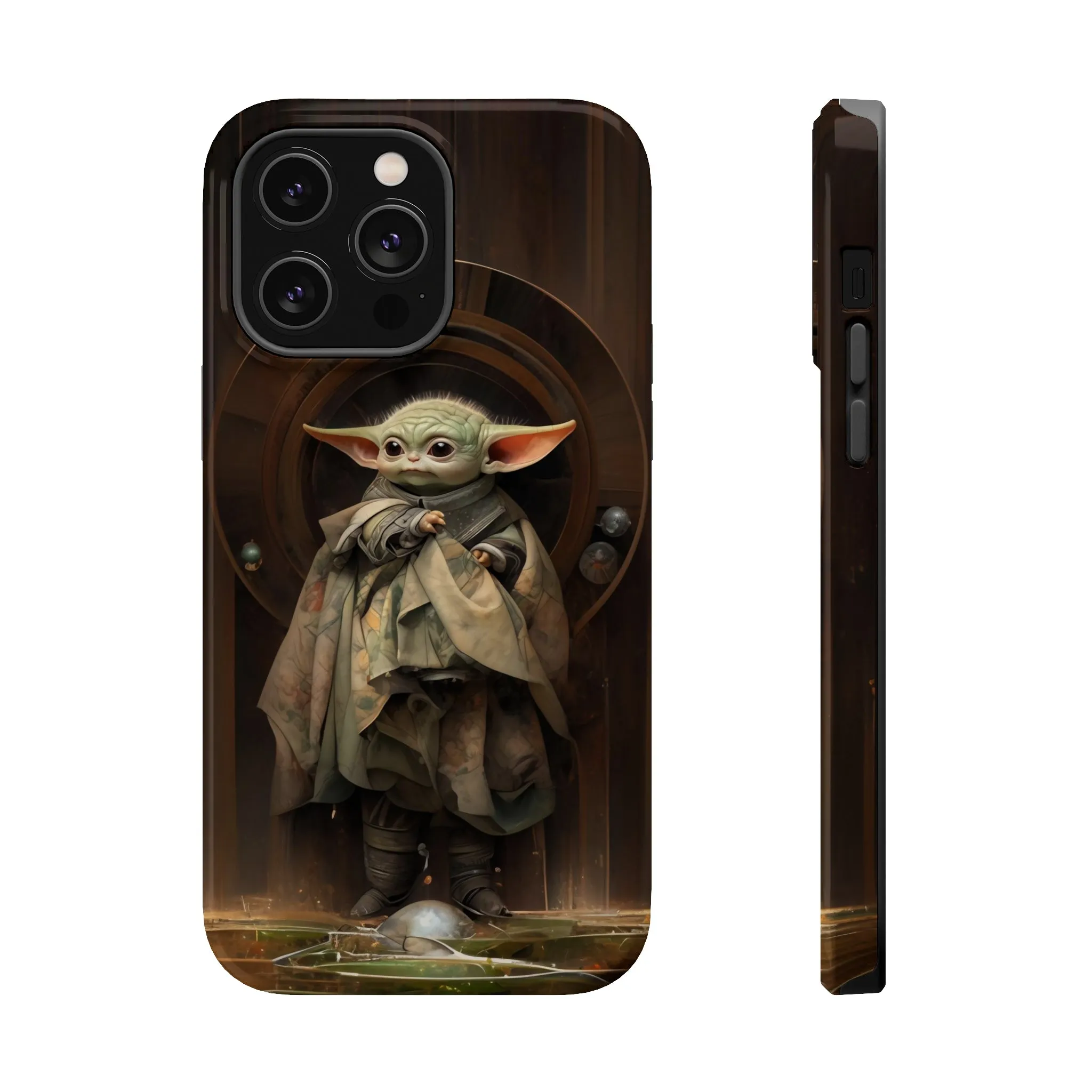 MagSafe Tough iPhone Case - Baby Yoda Grogu Renaissance Painting