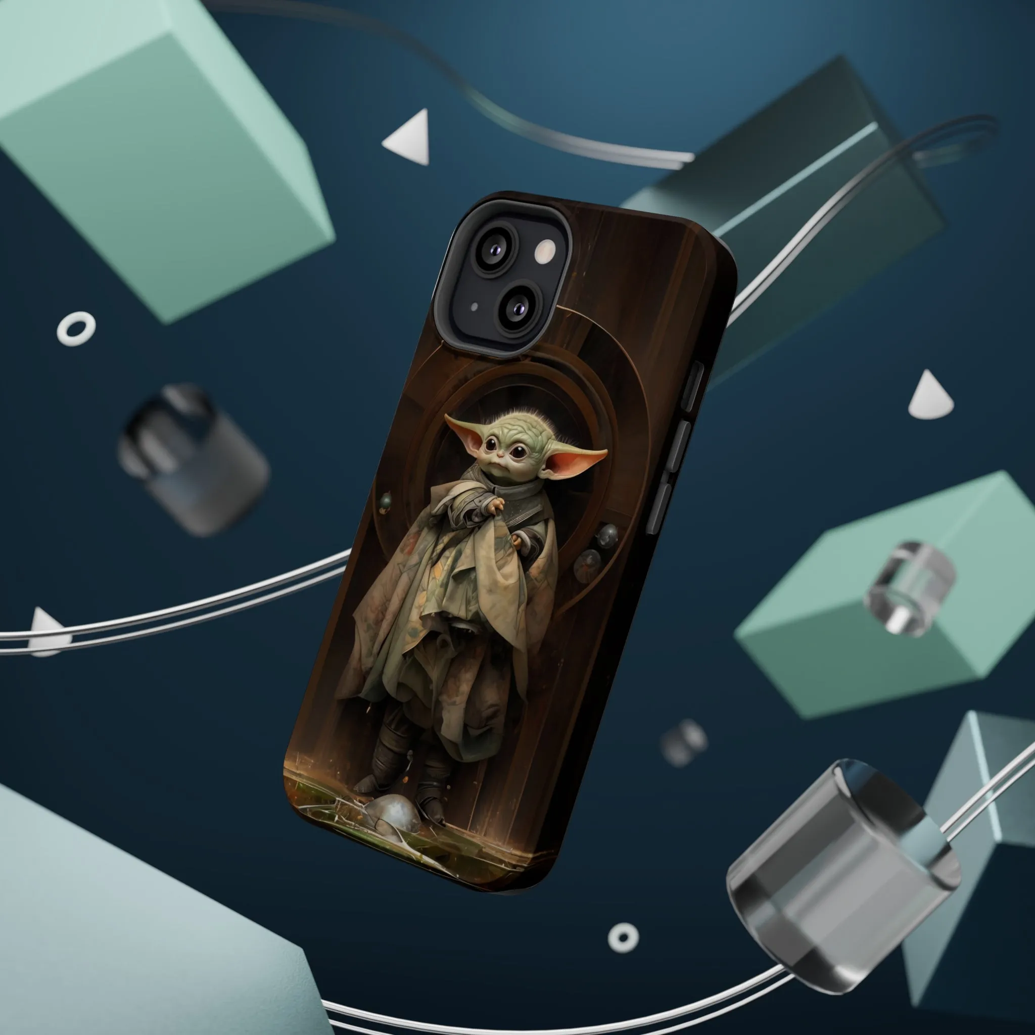 MagSafe Tough iPhone Case - Baby Yoda Grogu Renaissance Painting