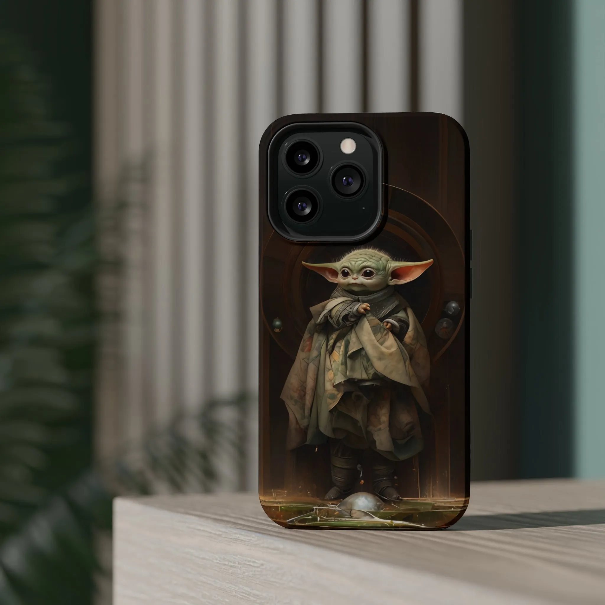 MagSafe Tough iPhone Case - Baby Yoda Grogu Renaissance Painting
