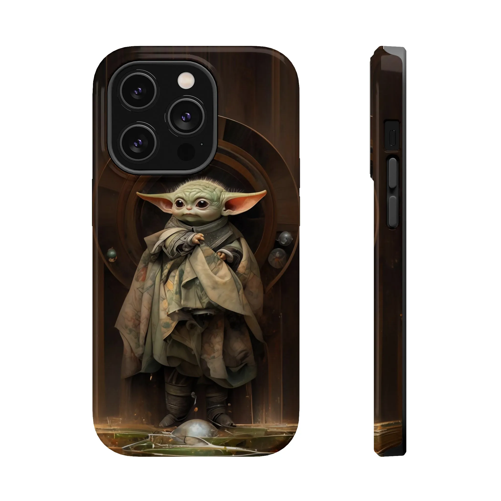 MagSafe Tough iPhone Case - Baby Yoda Grogu Renaissance Painting