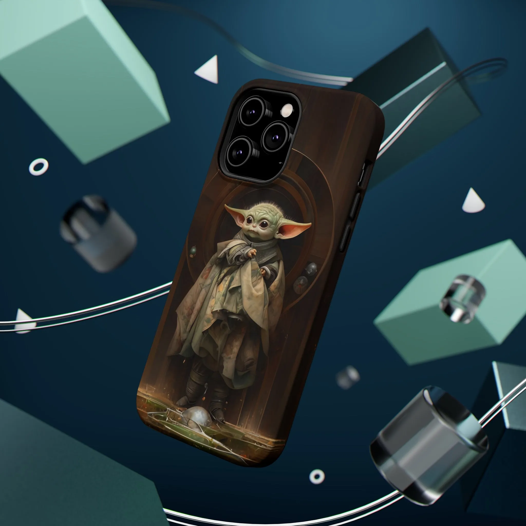 MagSafe Tough iPhone Case - Baby Yoda Grogu Renaissance Painting