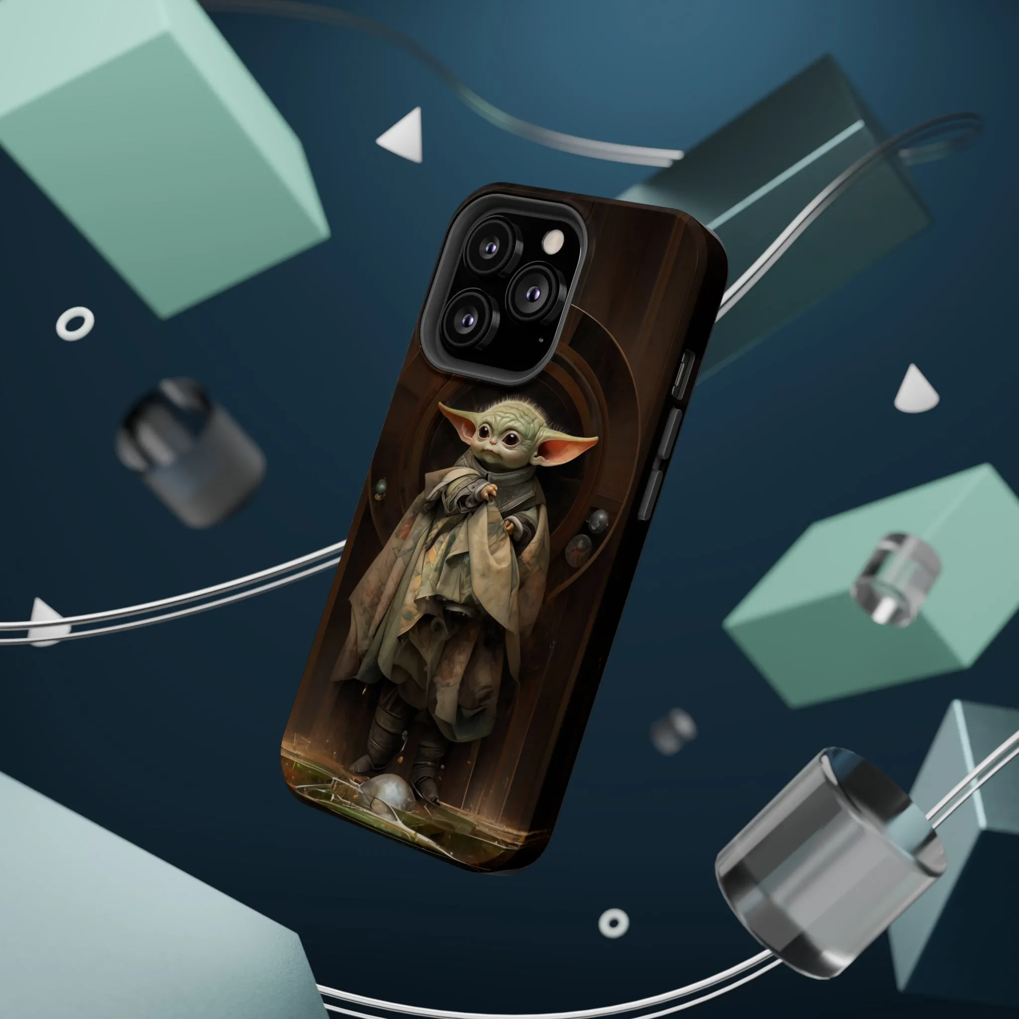 MagSafe Tough iPhone Case - Baby Yoda Grogu Renaissance Painting