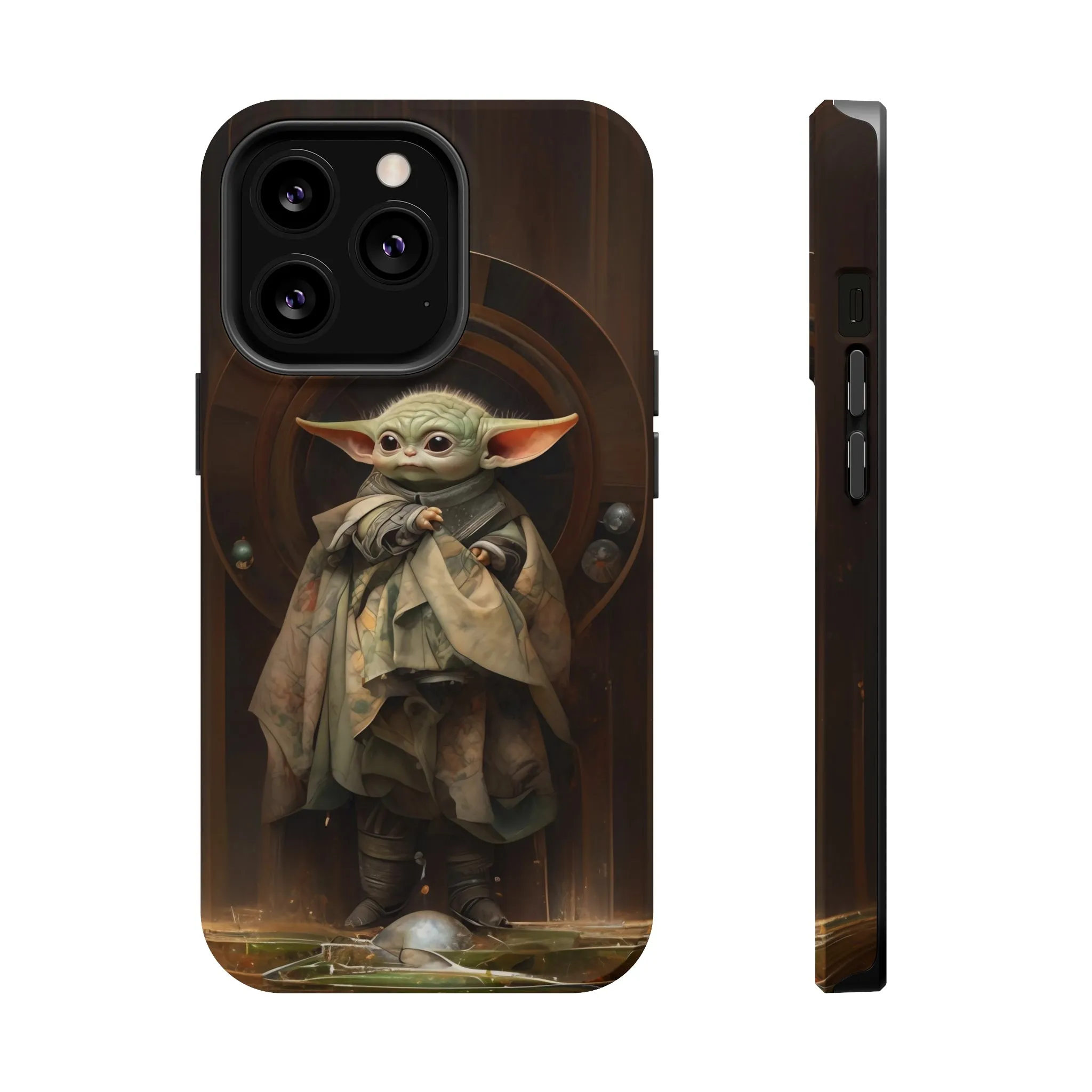 MagSafe Tough iPhone Case - Baby Yoda Grogu Renaissance Painting
