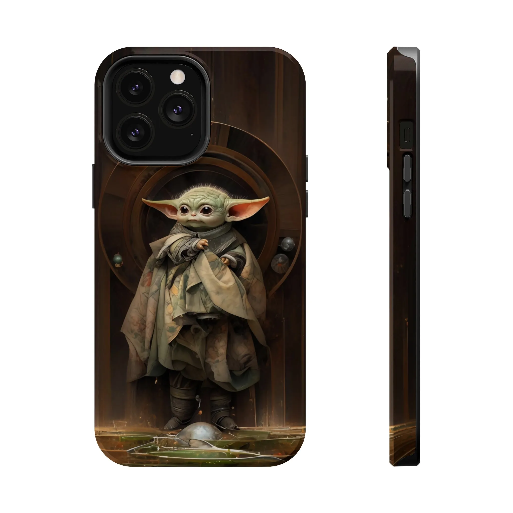 MagSafe Tough iPhone Case - Baby Yoda Grogu Renaissance Painting